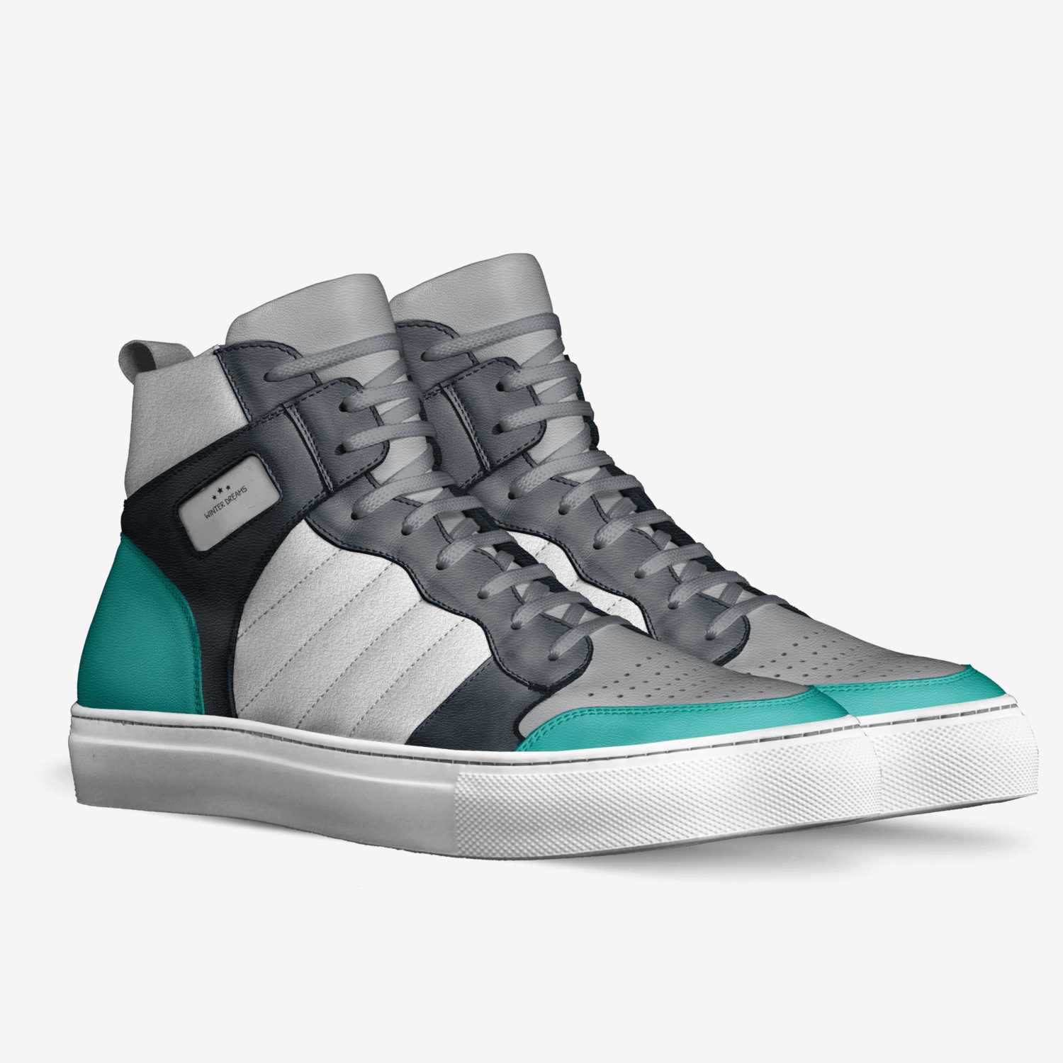 Winter Dreams  custom made in Italy shoes by Dajour Blackstock | Double view
