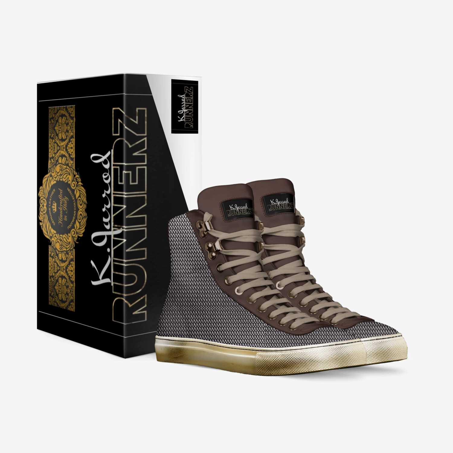 Runnerz custom made in Italy shoes by K. Jarrod | Box view