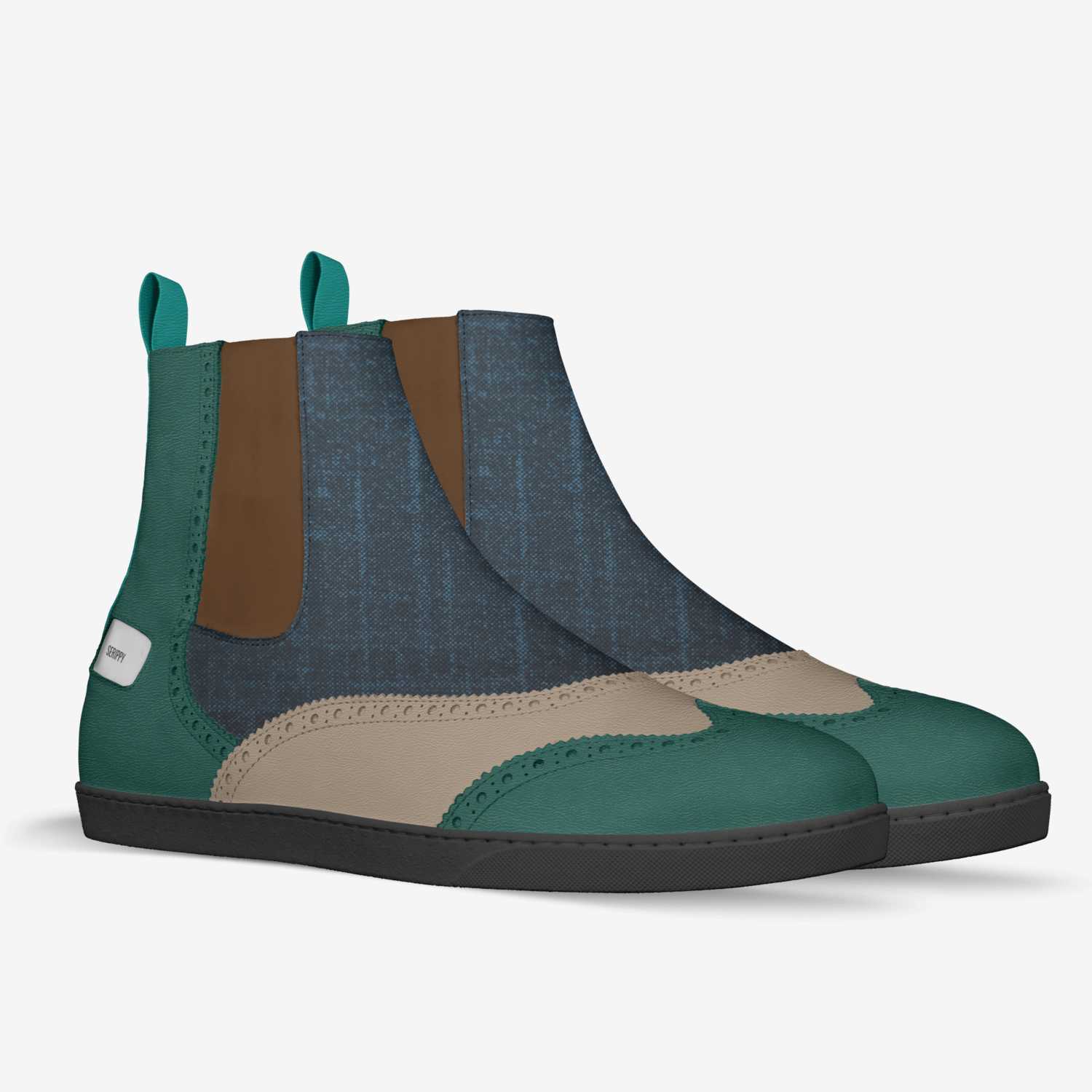 SERIPPY  custom made in Italy shoes by Sherelle Rippy | Double view