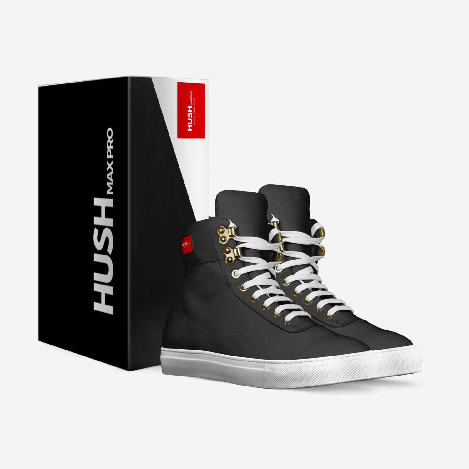 Hush Max Pro custom made in Italy shoes by Hush Wears | Box view