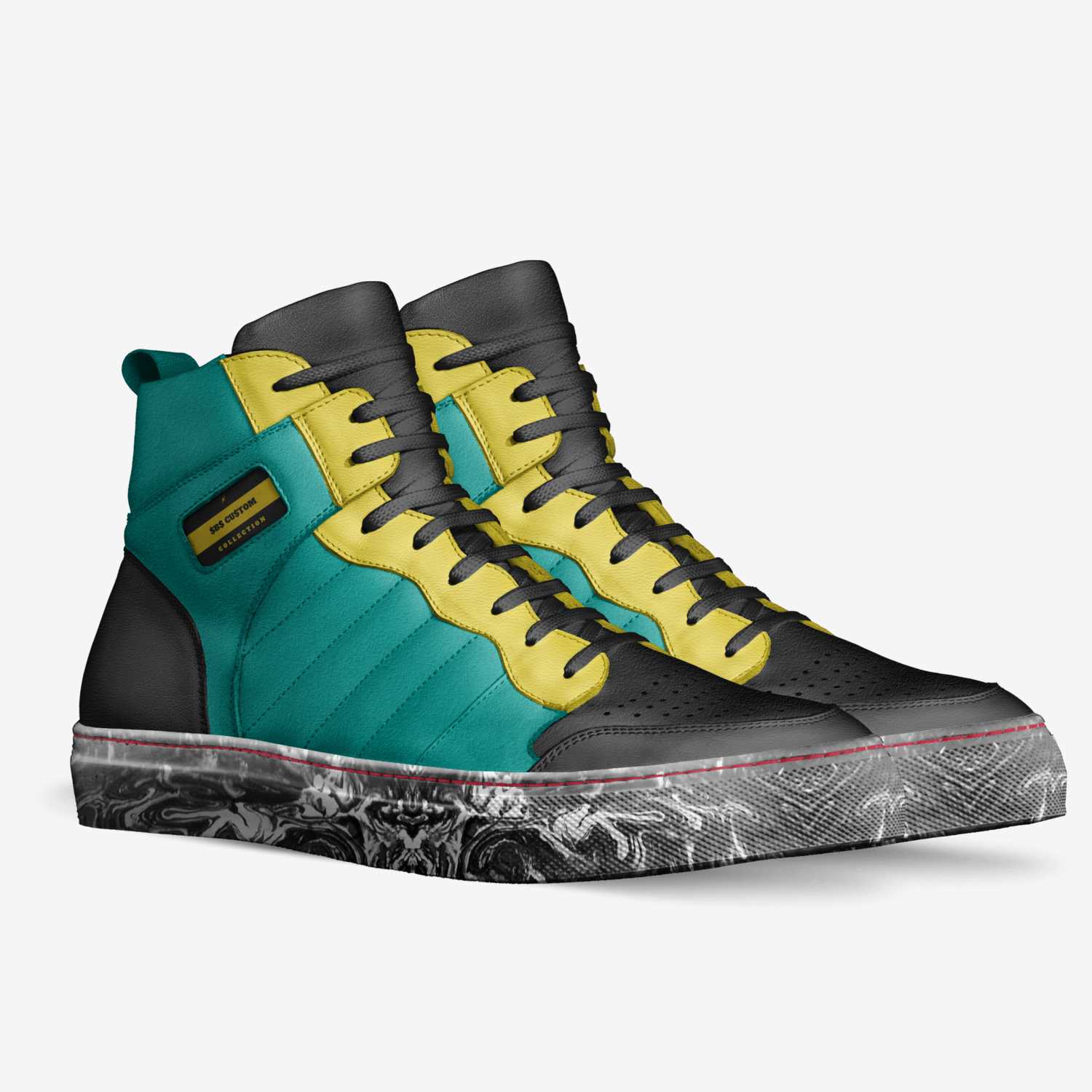 $B$ CU$TOM custom made in Italy shoes by Sacha Raeburn | Double view