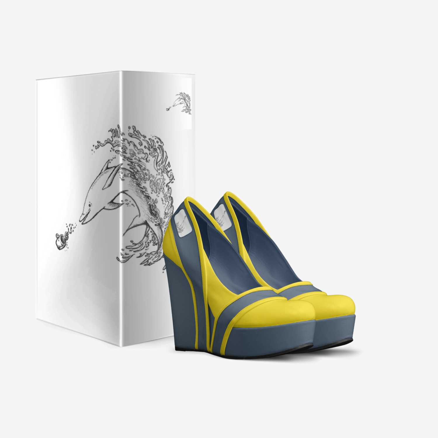 Coffee Dolphin 4 custom made in Italy shoes by John Samano | Box view