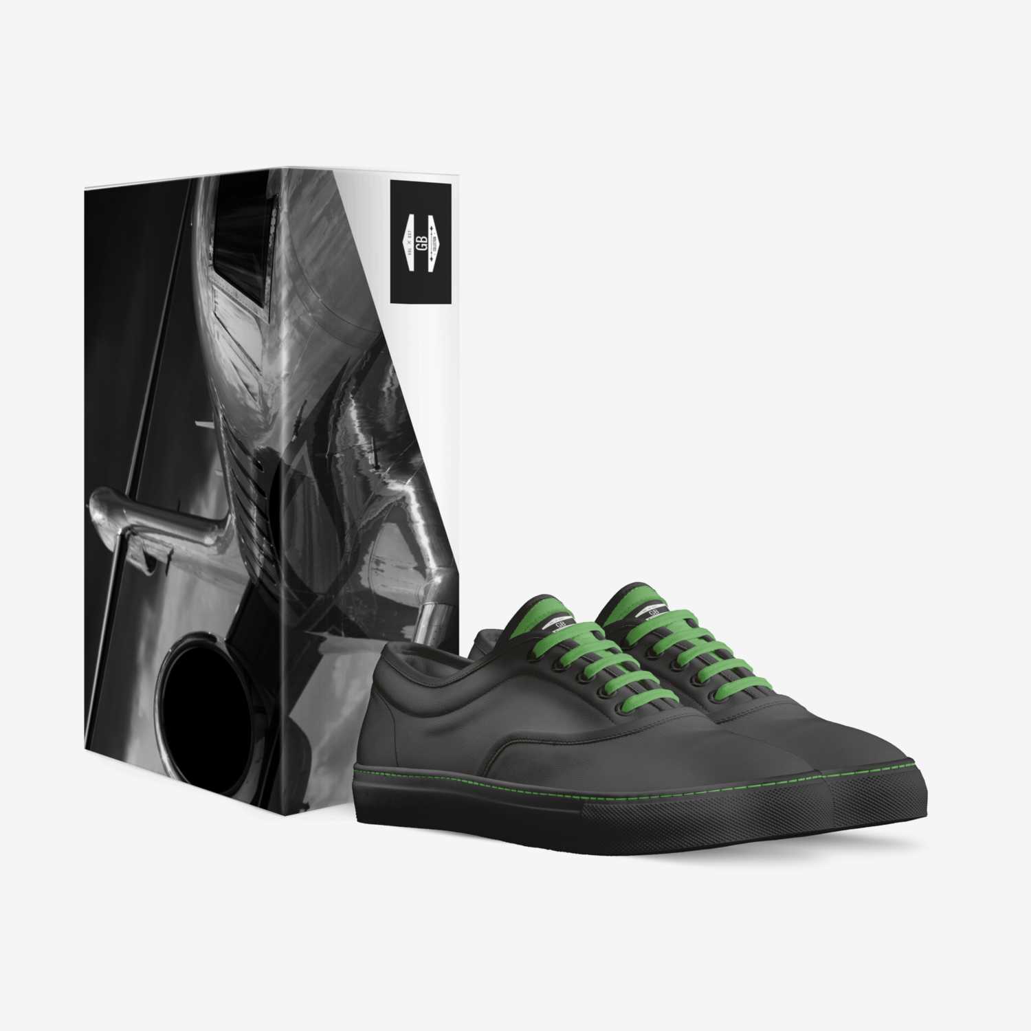 Gb custom made in Italy shoes by Dean Tobin | Box view
