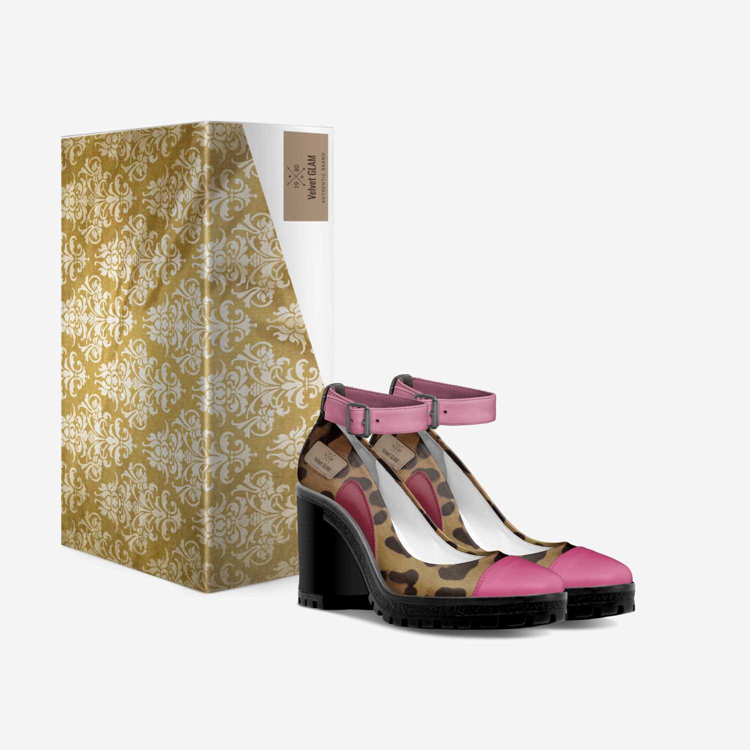 Velvet GLAM custom made in Italy shoes by Shantae Esannason | Box view