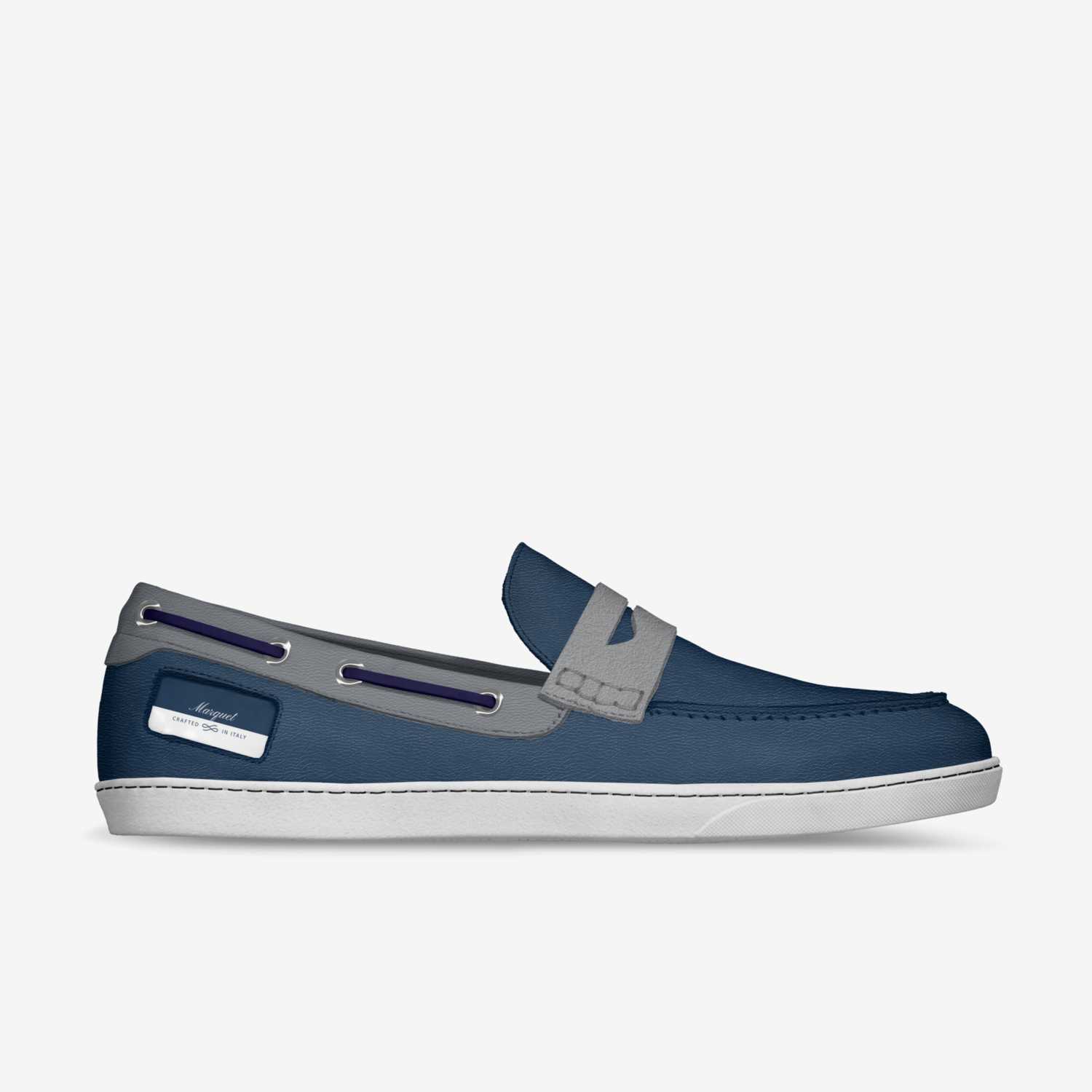 Marquet custom made in Italy shoes by Frank Hills | Side view
