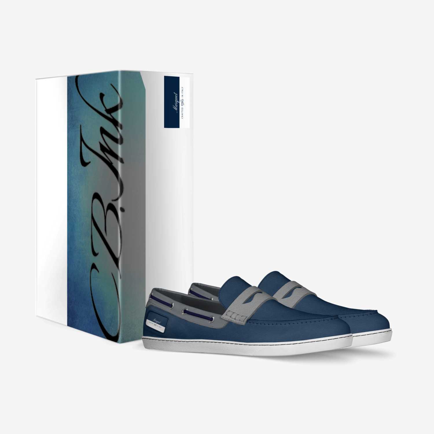 Marquet custom made in Italy shoes by Frank Hills | Box view