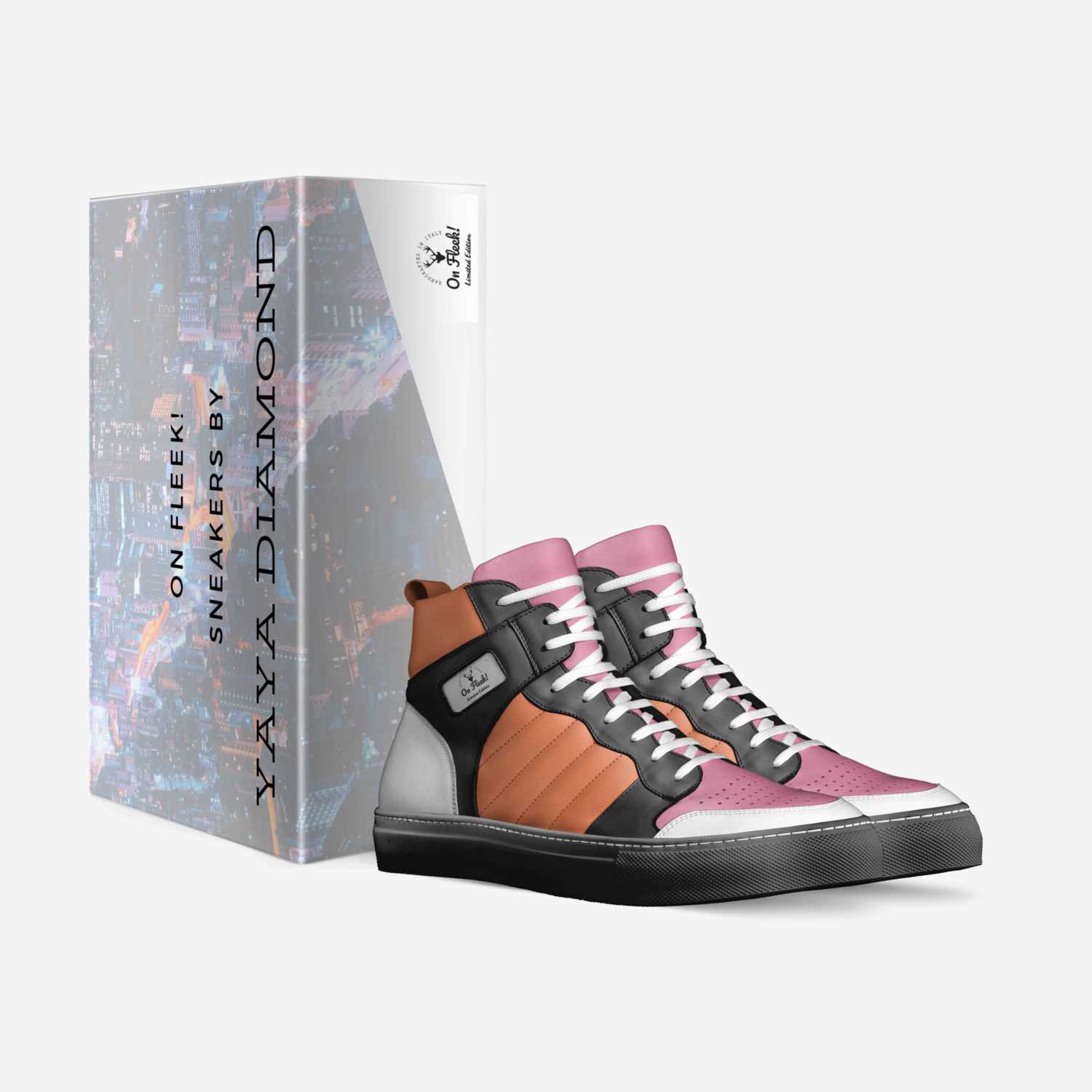 On Fleek! custom made in Italy shoes by Yaya Diamond | Box view