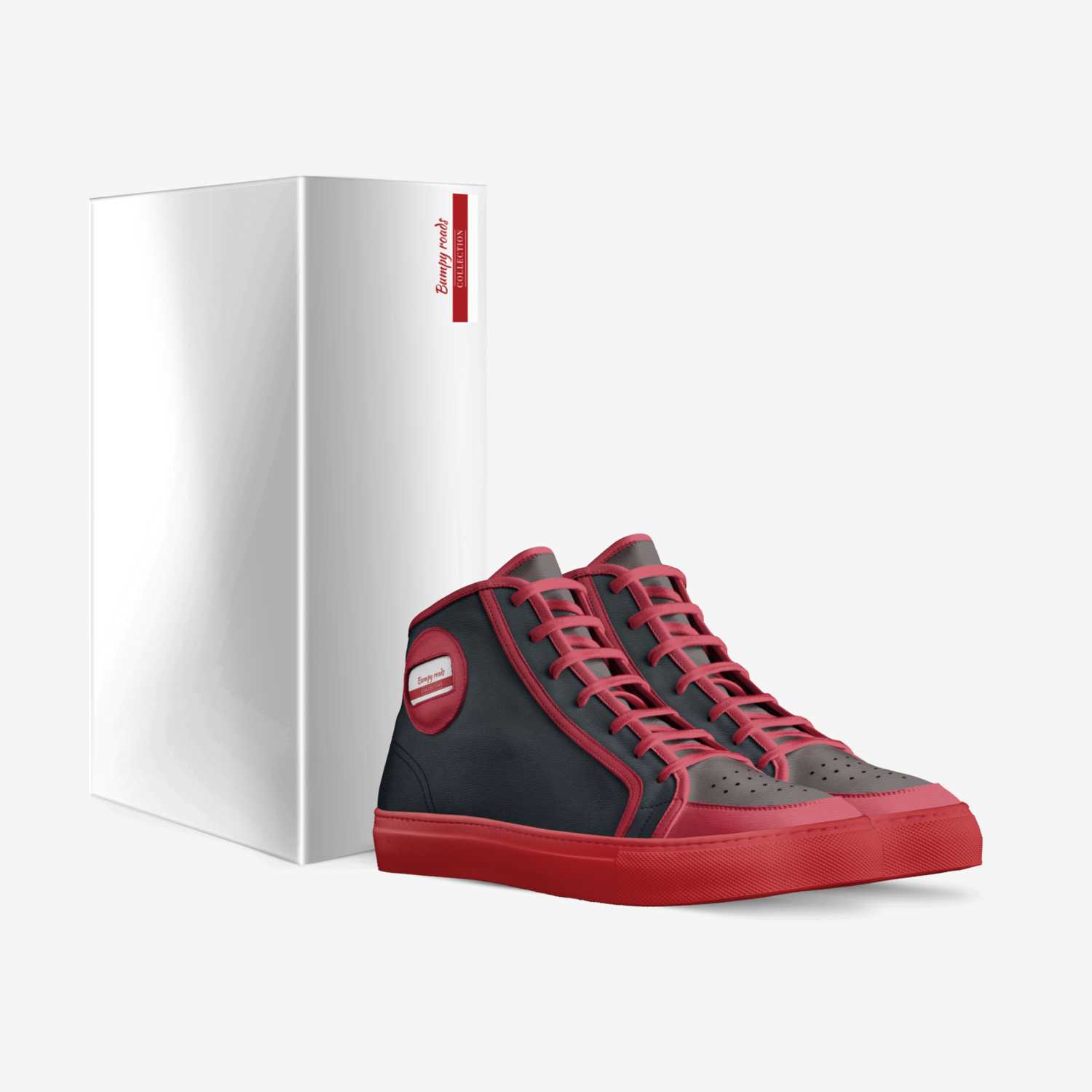Bumpy roads custom made in Italy shoes by Carlton Storey | Box view