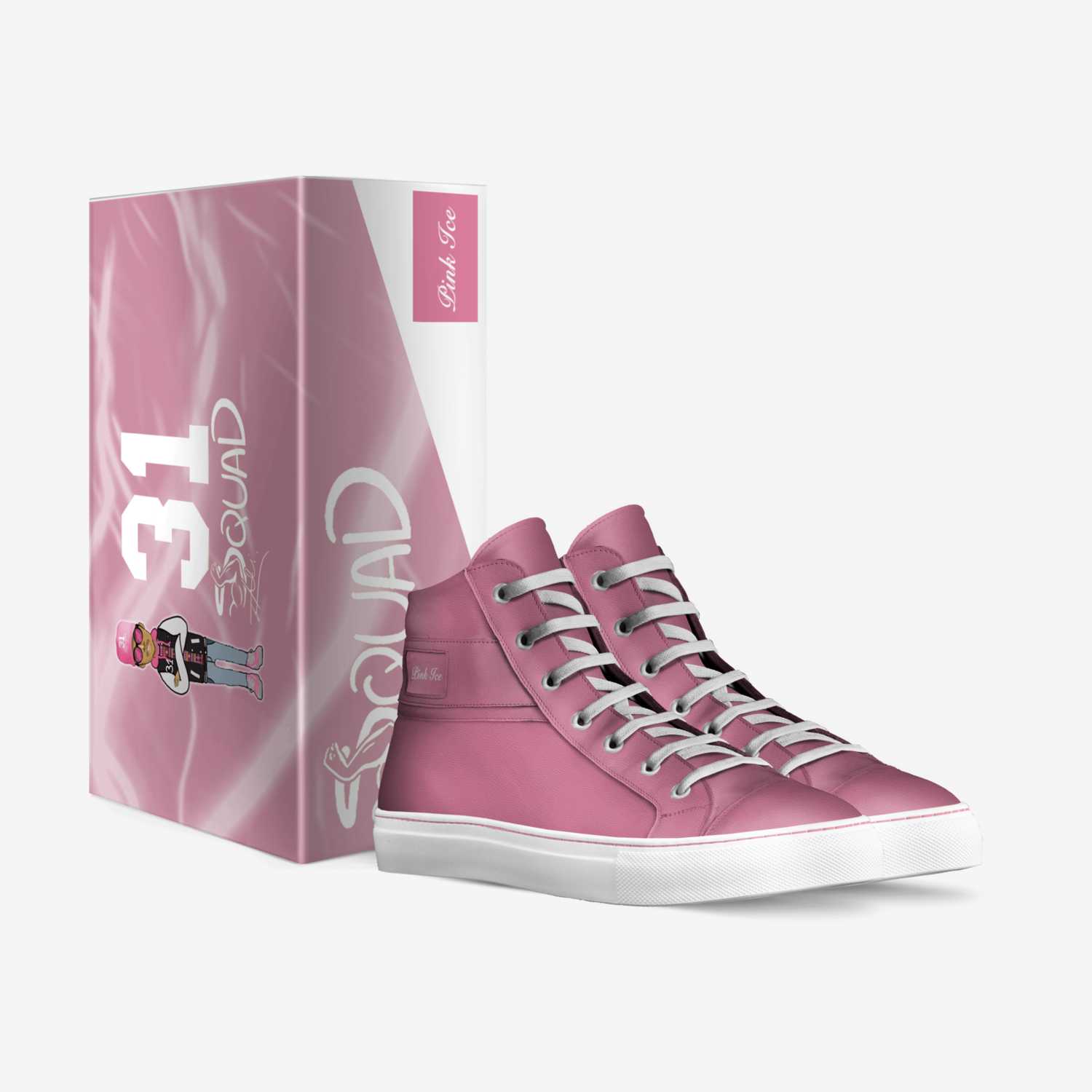 31 PINK ICE custom made in Italy shoes by Ali Tomineek | Box view
