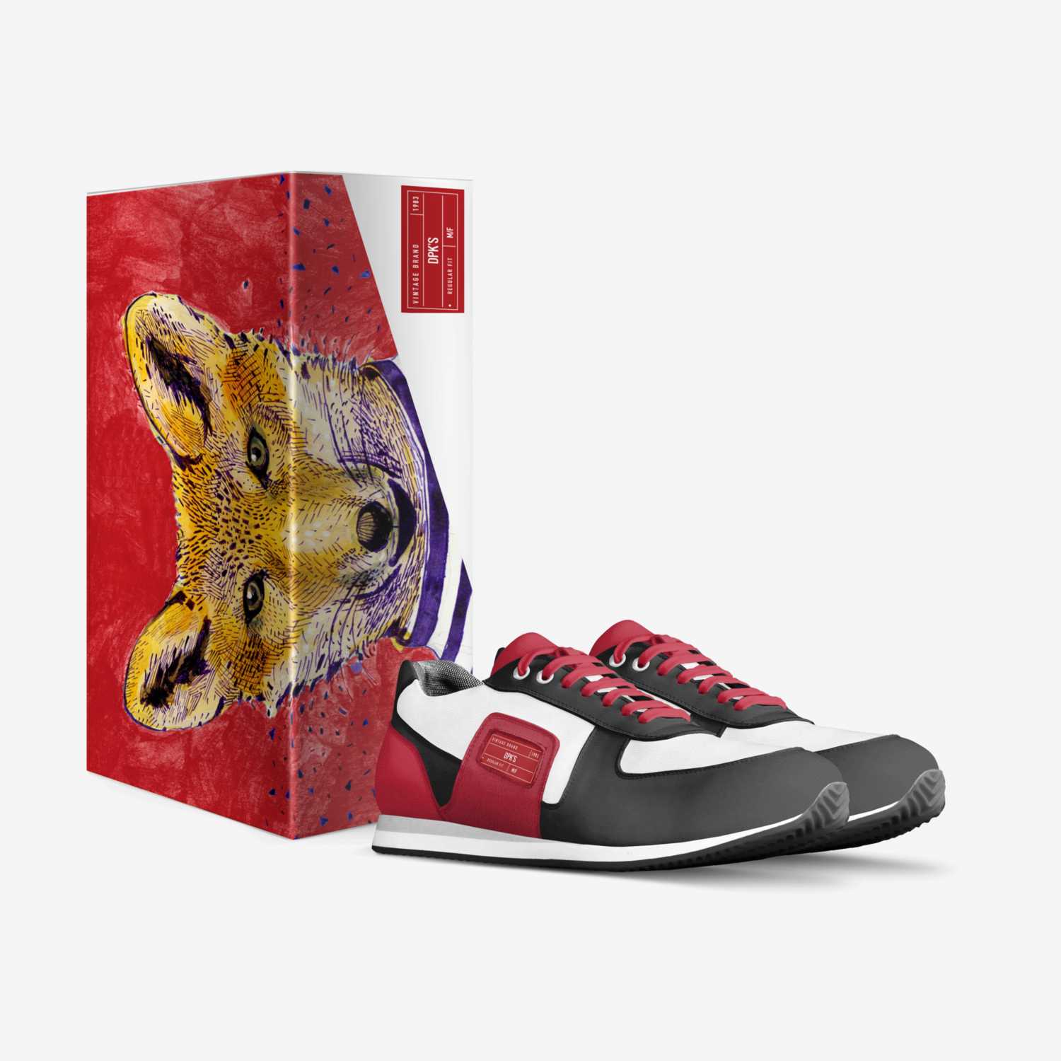 DpK'S( packs) custom made in Italy shoes by Dwayne King | Box view