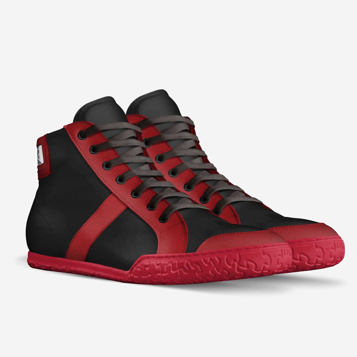 Zembe (Robin Red) custom made in Italy shoes by Michael Cazembe | Double view