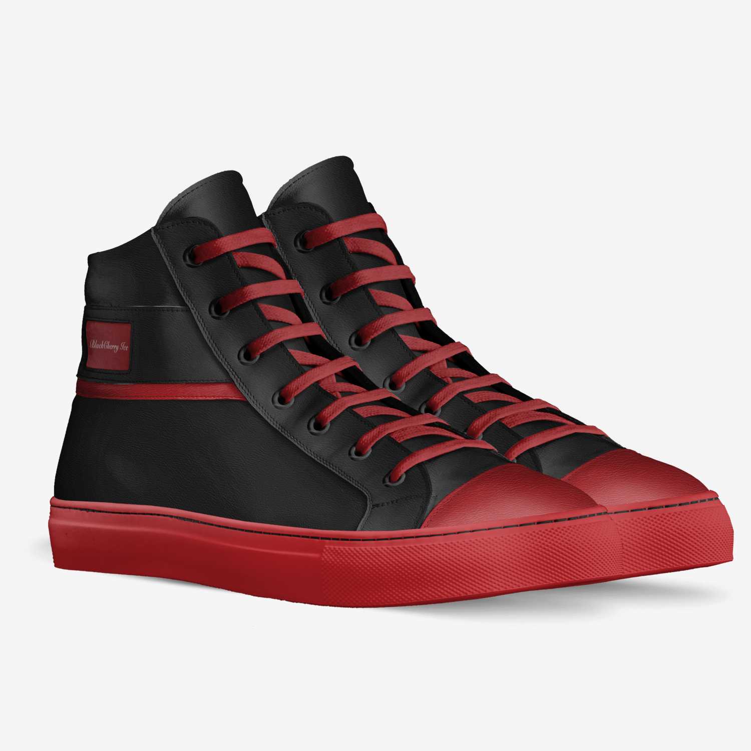 31 BlackCherry Ice custom made in Italy shoes by Ali Tomineek | Double view