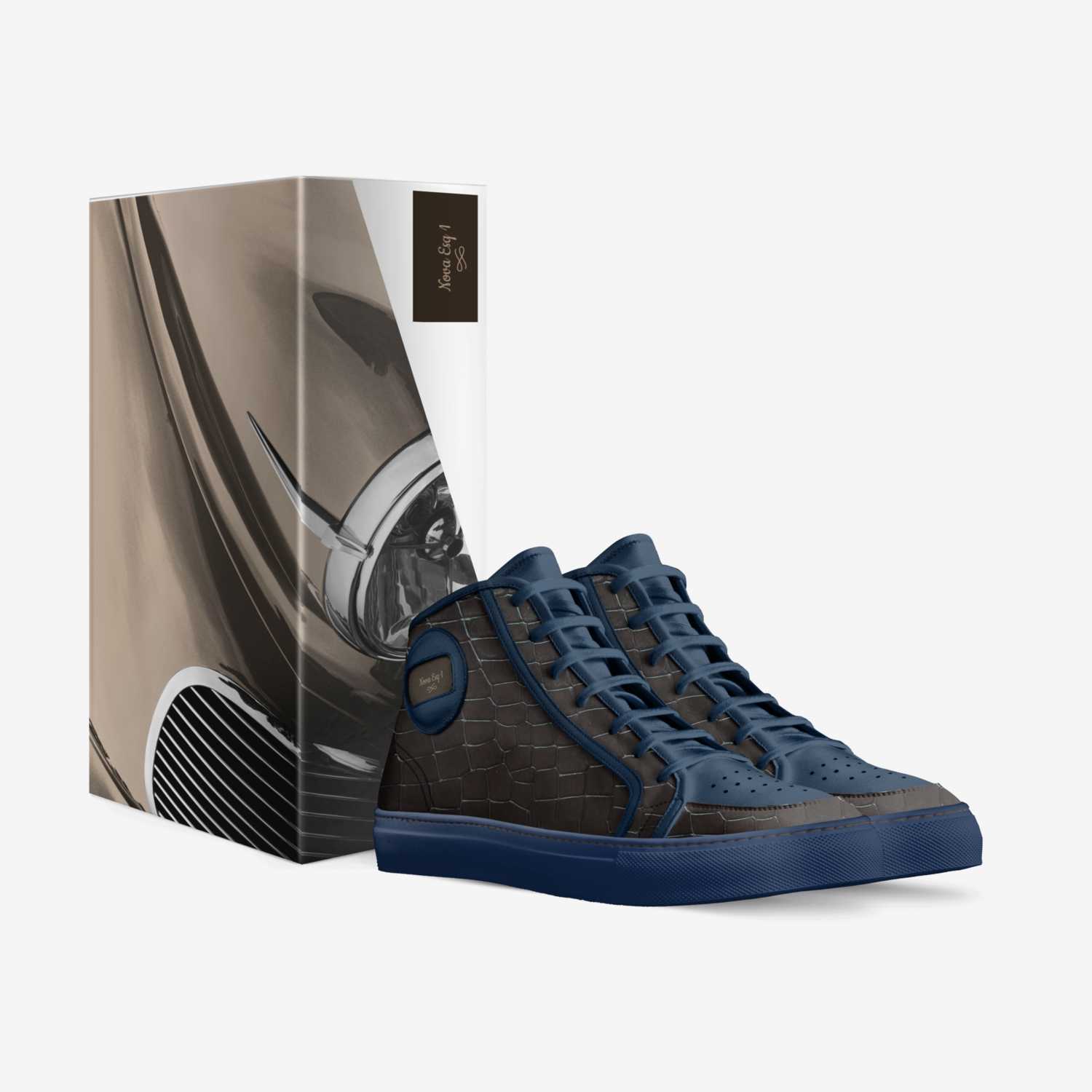 Nova Esq 1 custom made in Italy shoes by Robert Chapman | Box view