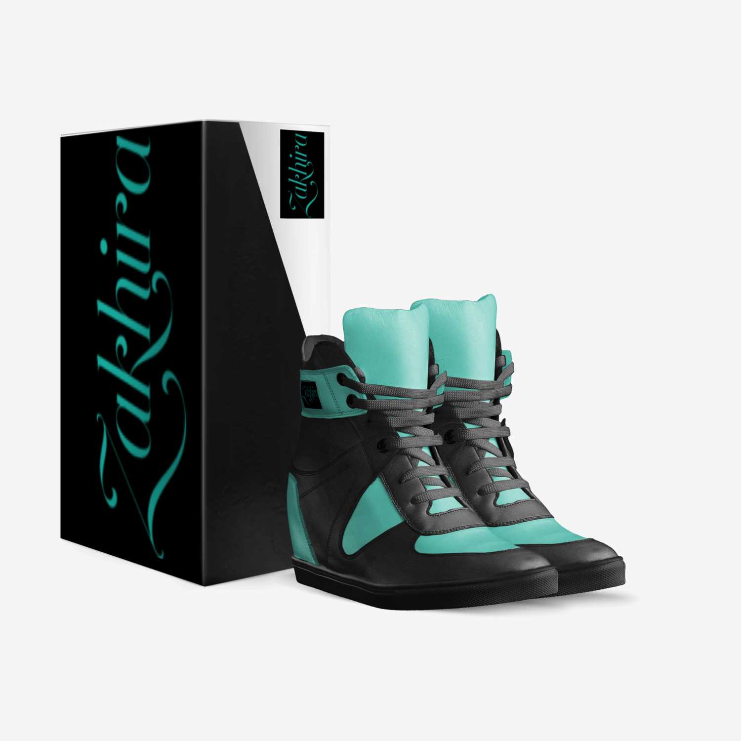 Zakhira custom made in Italy shoes by Zaina Livingston | Box view