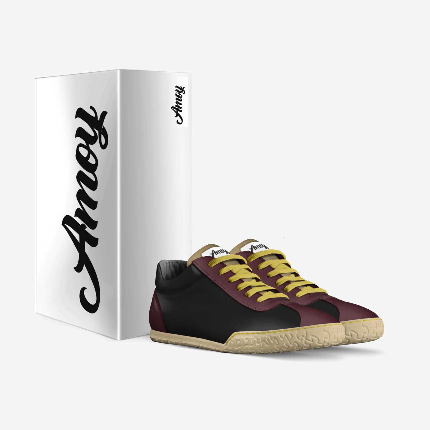 Amoy v1 custom made in Italy shoes by Chris Brown | Box view