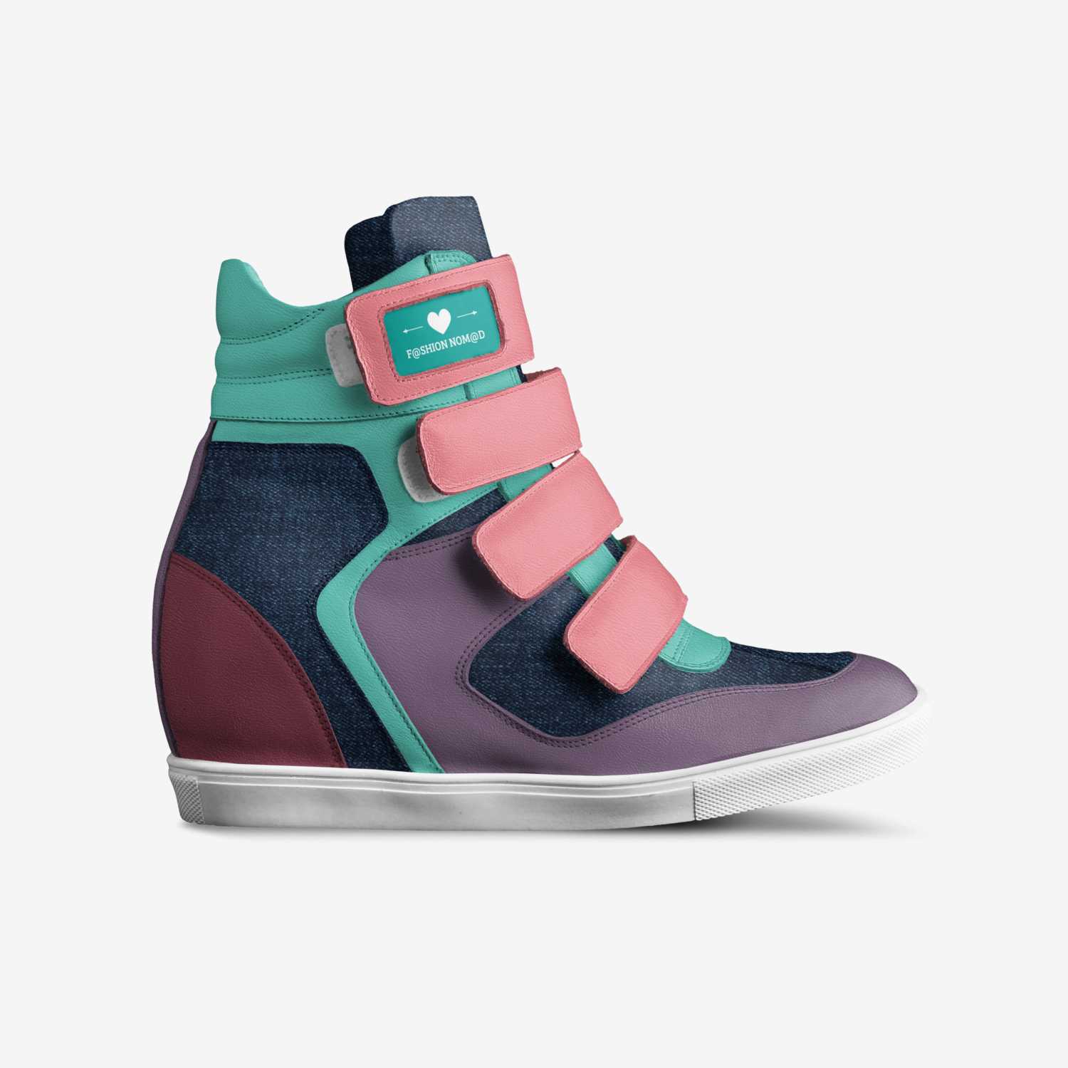 Roxy custom made in Italy shoes by Allison Brewer | Side view
