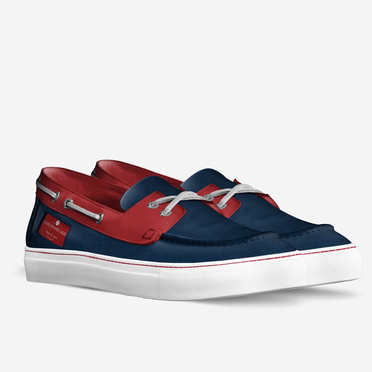 Candlewood Lakers custom made in Italy shoes by Andrew Murray | Double view