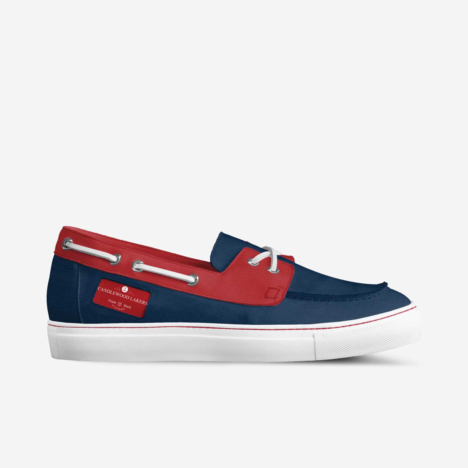 Candlewood Lakers custom made in Italy shoes by Andrew Murray | Side view