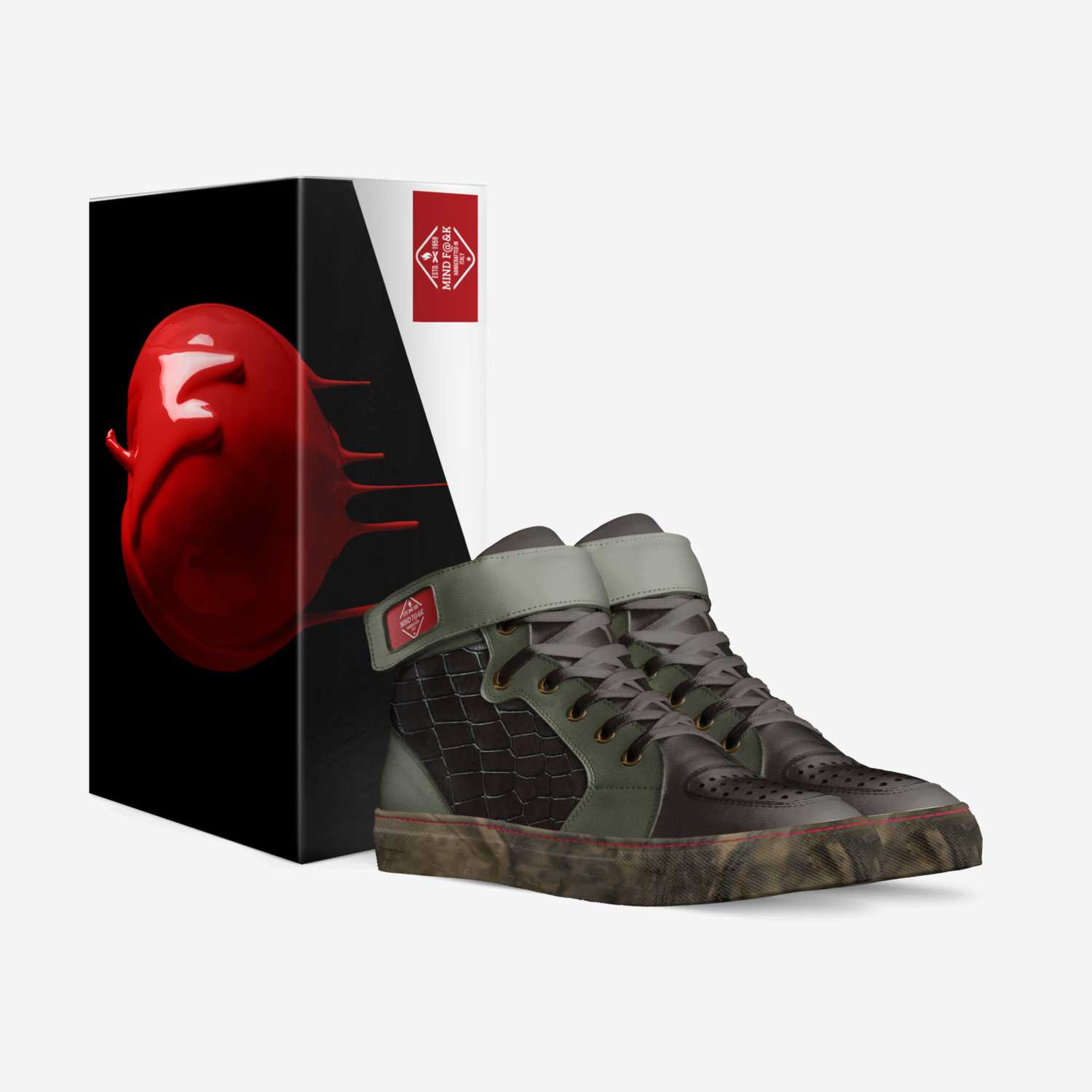 Mind F@&K custom made in Italy shoes by Sacha Raeburn | Box view