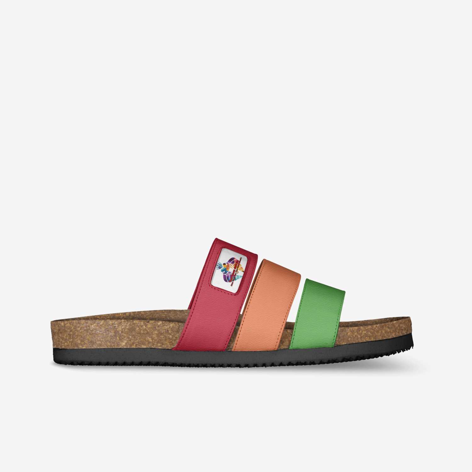 Viper slides custom made in Italy shoes by Anthony Matukas | Side view