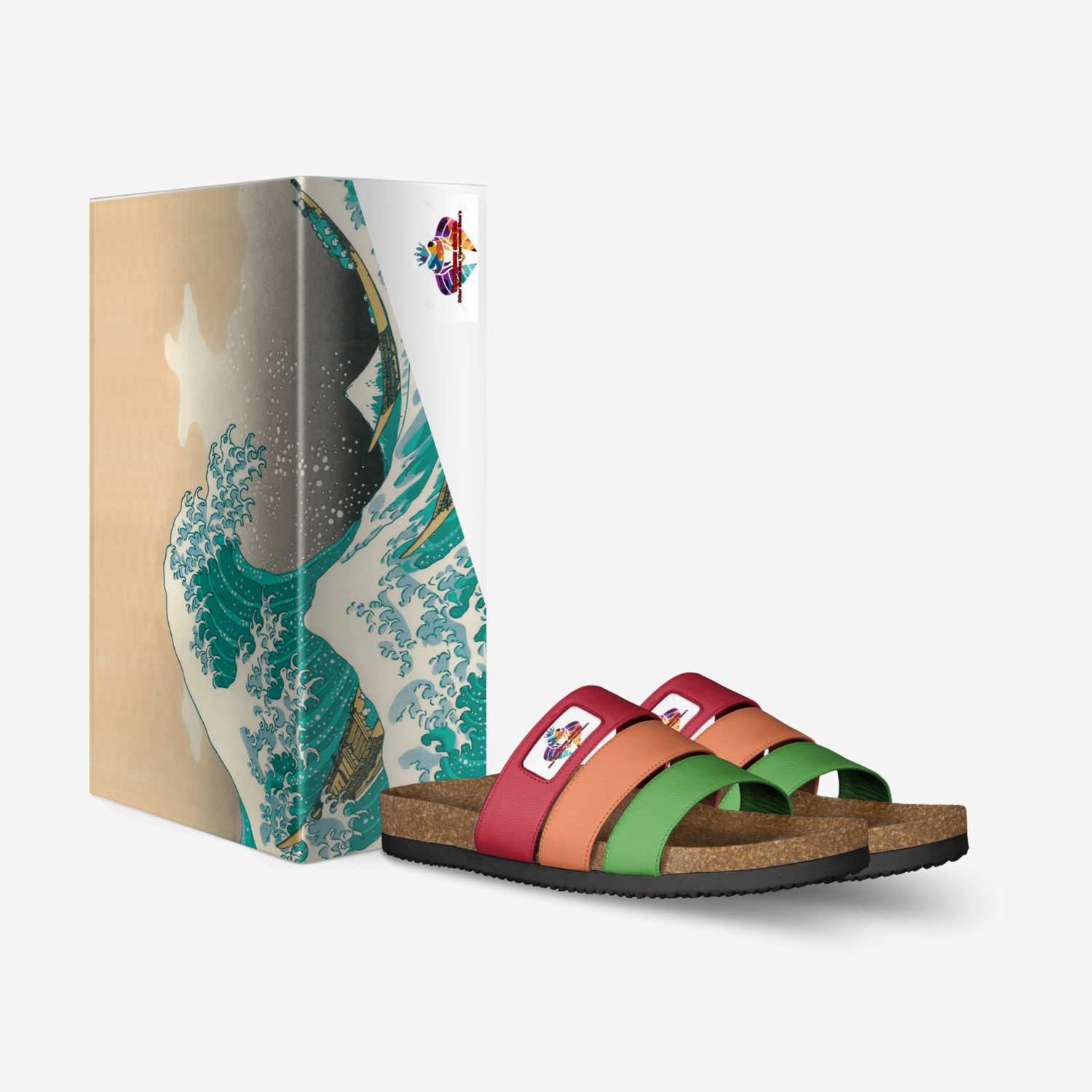 Viper slides custom made in Italy shoes by Anthony Matukas | Box view
