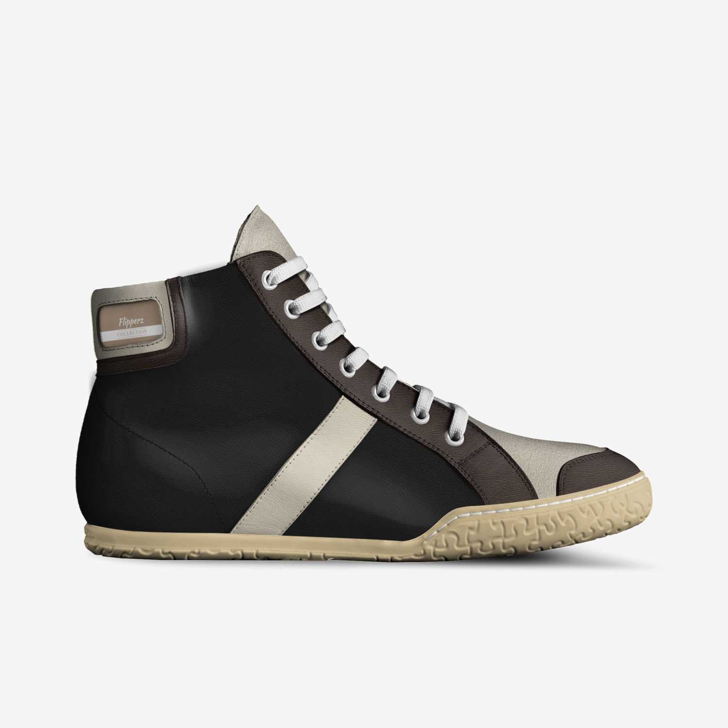 Flipperz custom made in Italy shoes by Ariel Wilson | Side view