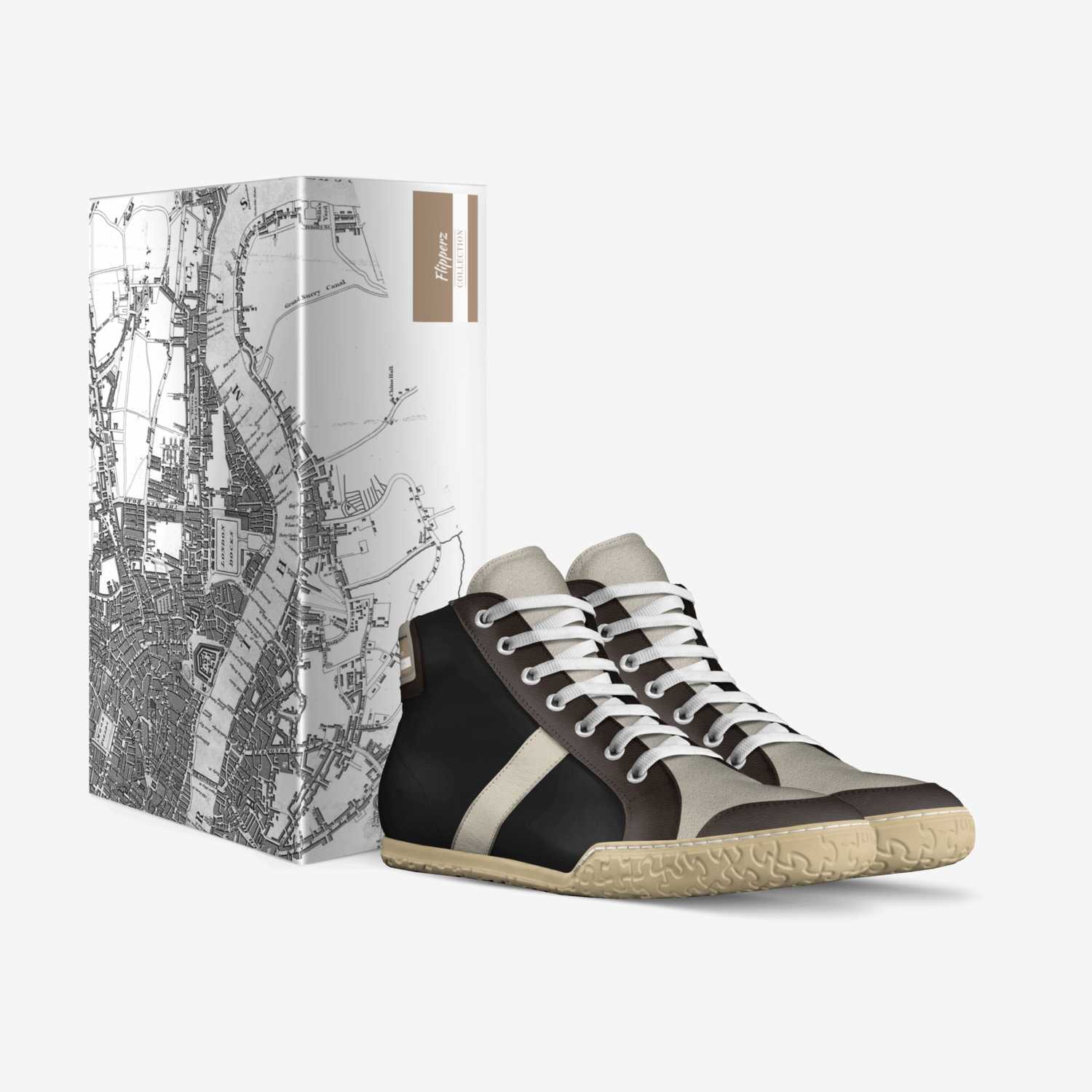 Flipperz custom made in Italy shoes by Ariel Wilson | Box view