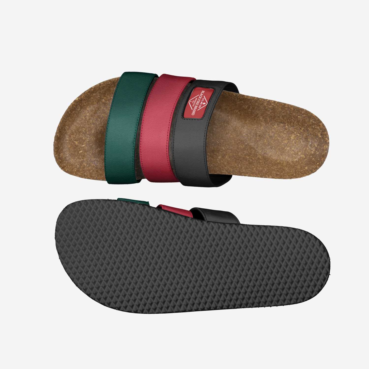 Black Fire Brand custom made in Italy shoes by Black Fire Brand | Top view