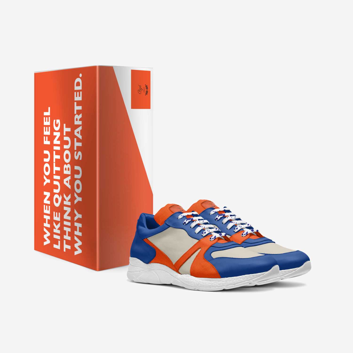Bgd custom made in Italy shoes by Shakema Mcmichael | Box view