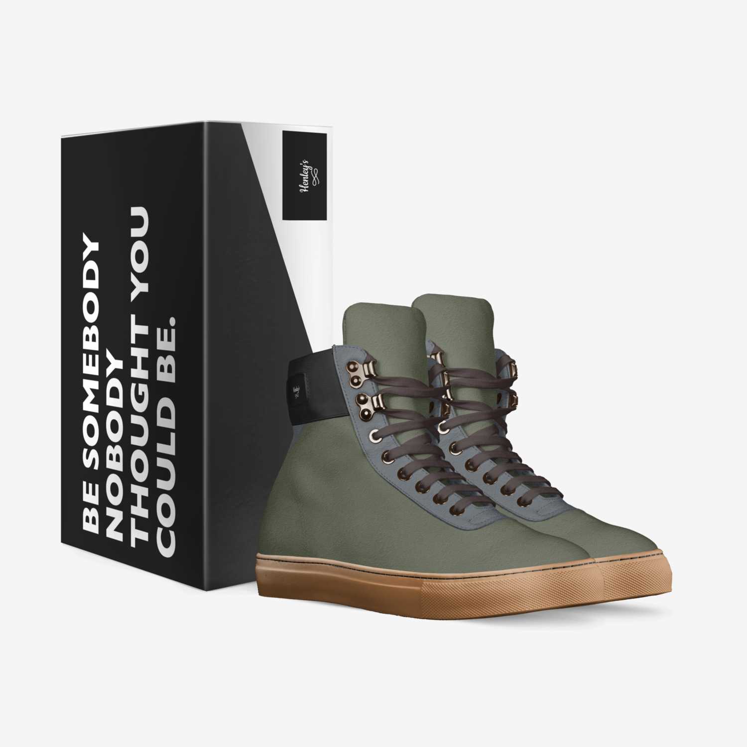 Henley's custom made in Italy shoes by Trai Henley | Box view