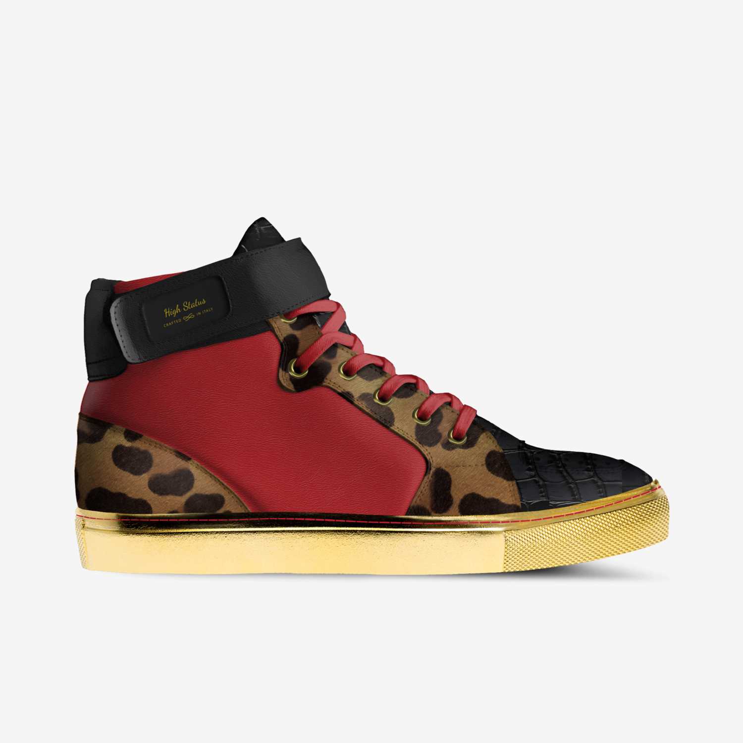 High Status custom made in Italy shoes by Ernest Ruffin | Side view