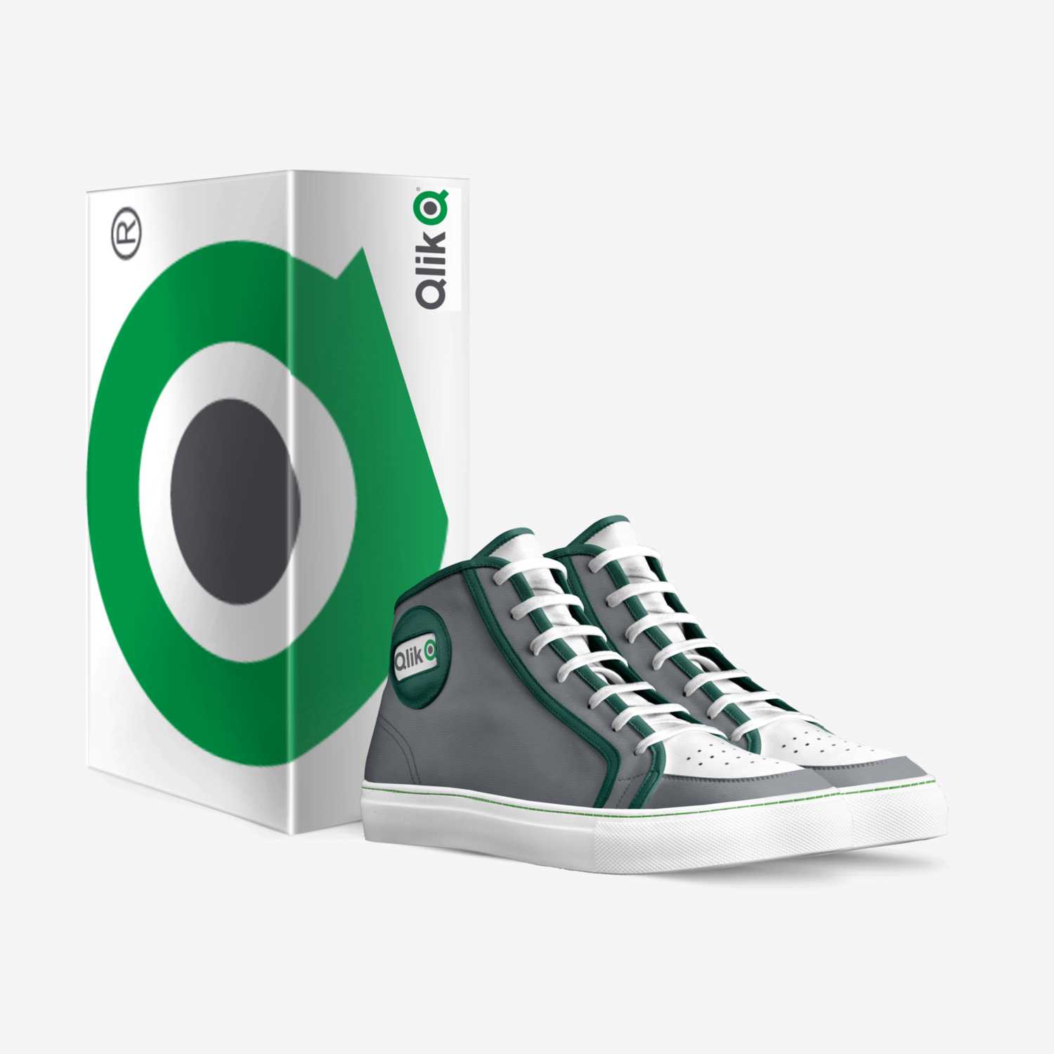 QlikTech II custom made in Italy shoes by Chavez Mckee | Box view
