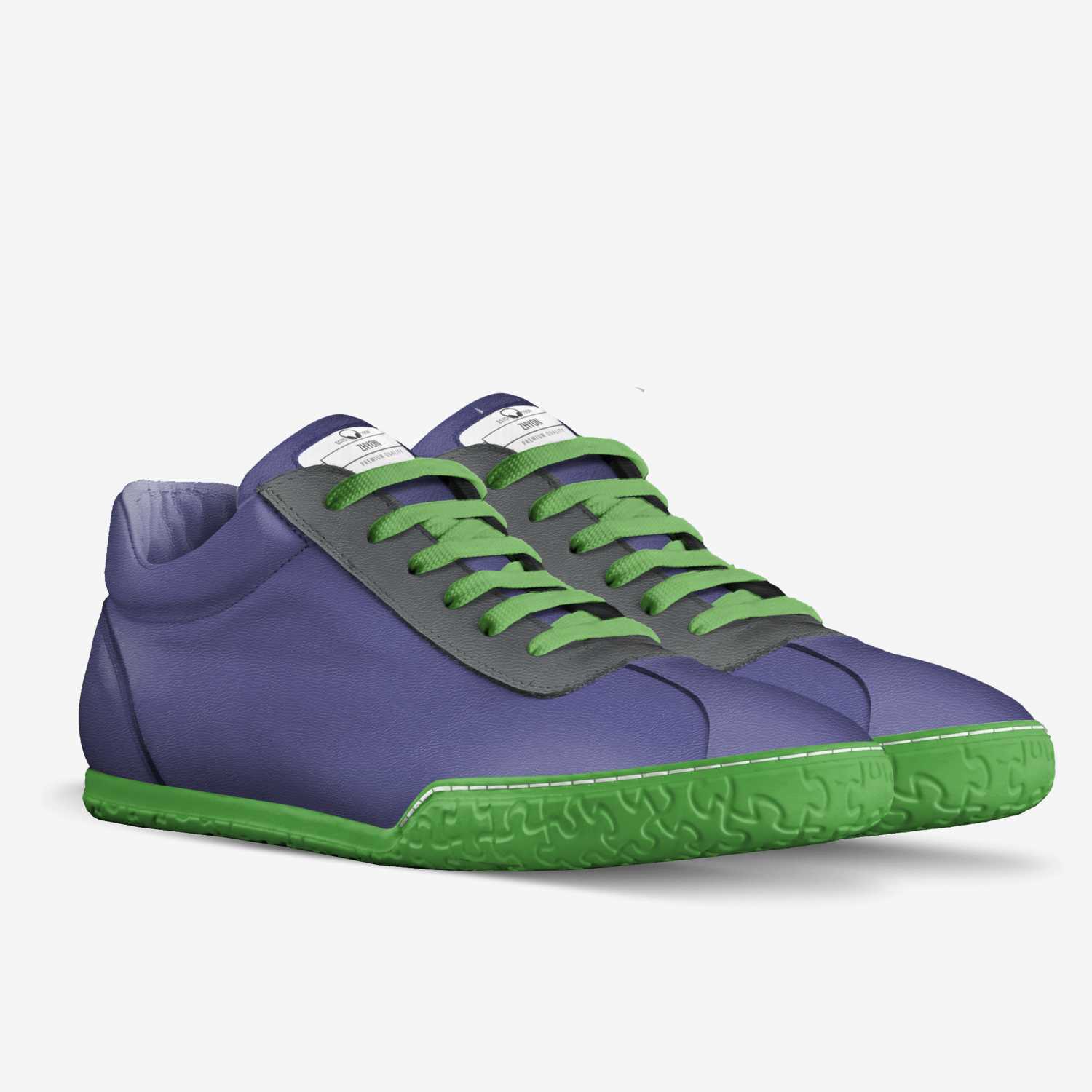 Zhyon custom made in Italy shoes by Nichole Wilson | Double view