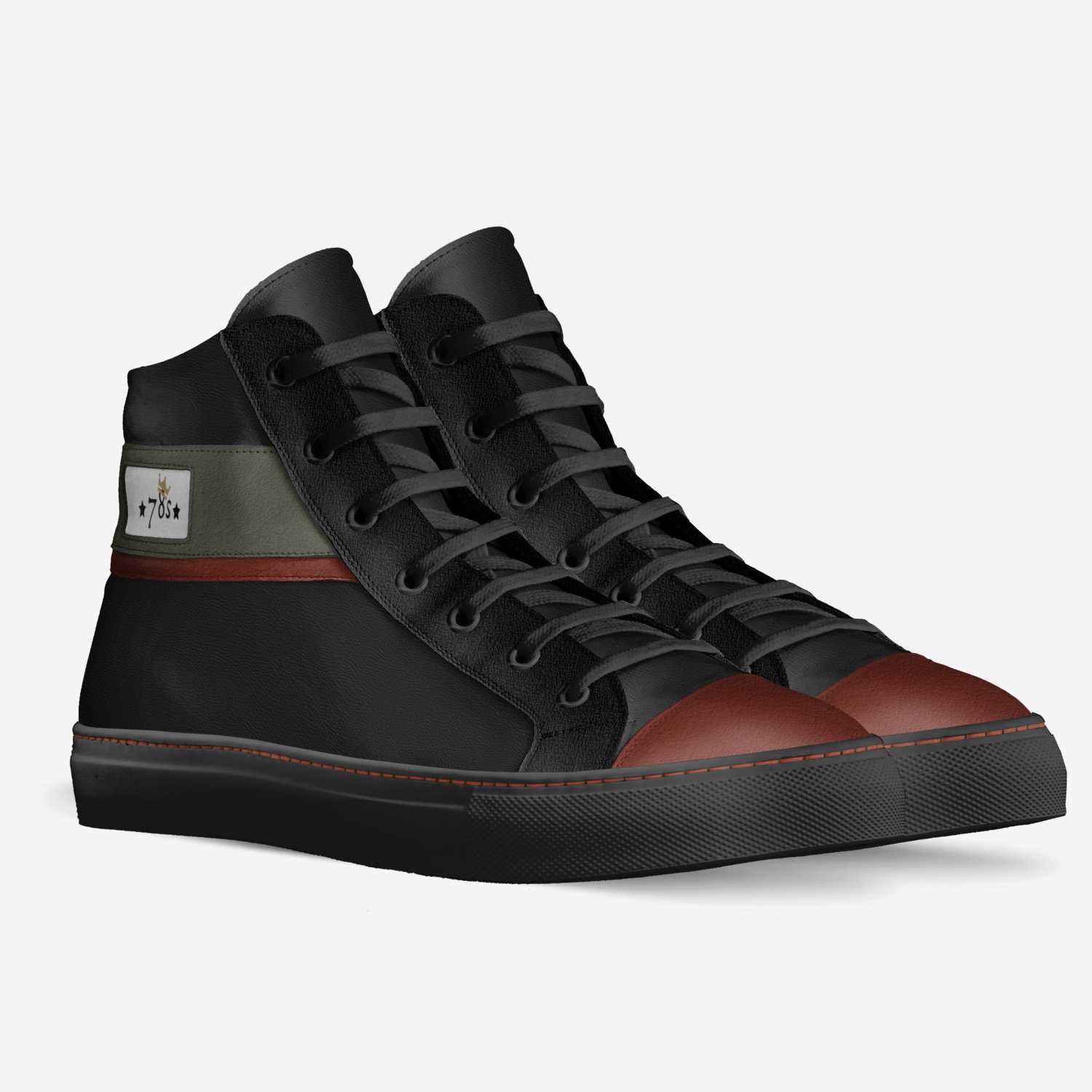 78's custom made in Italy shoes by Quenton Bowman Sr | Double view