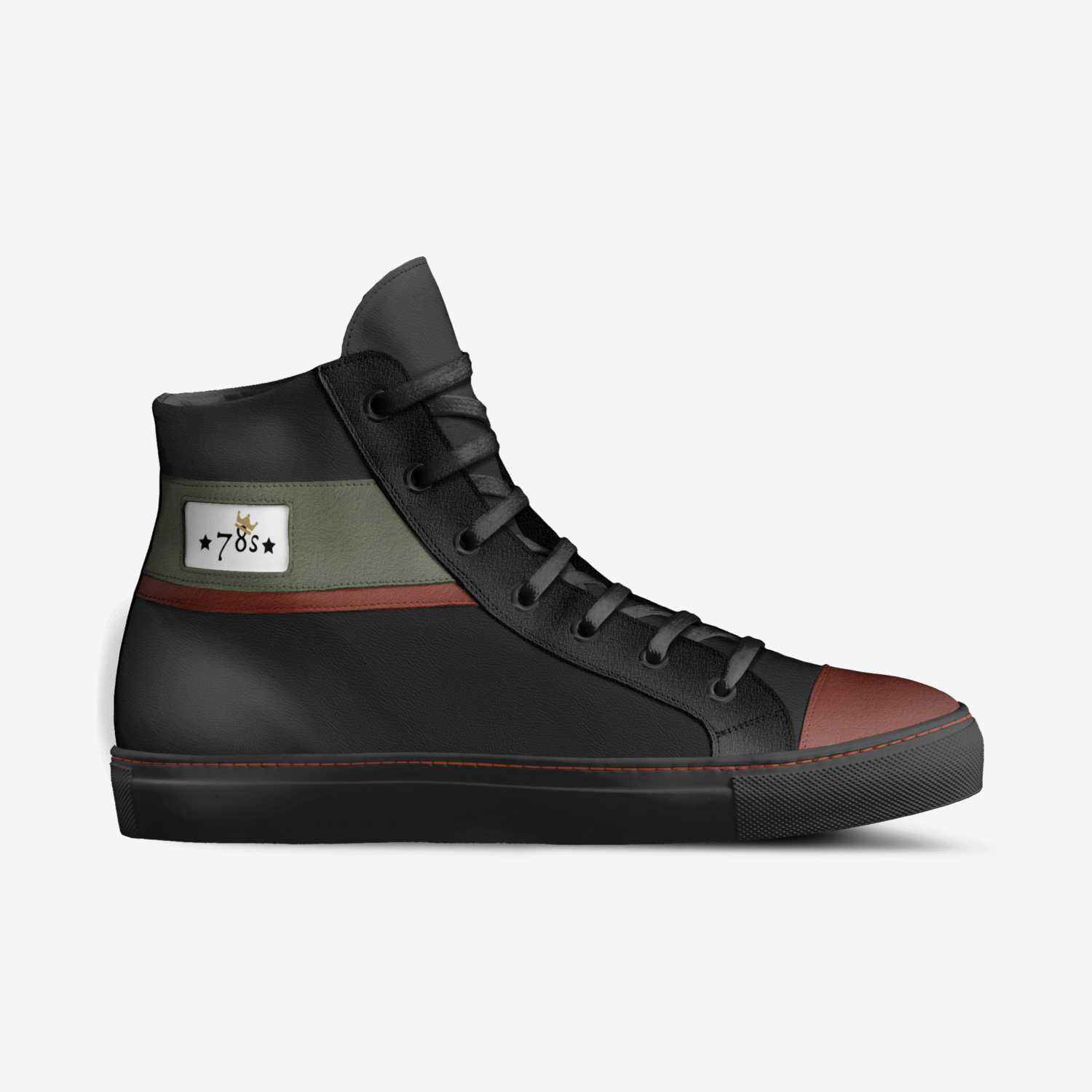 78's custom made in Italy shoes by Quenton Bowman Sr | Side view