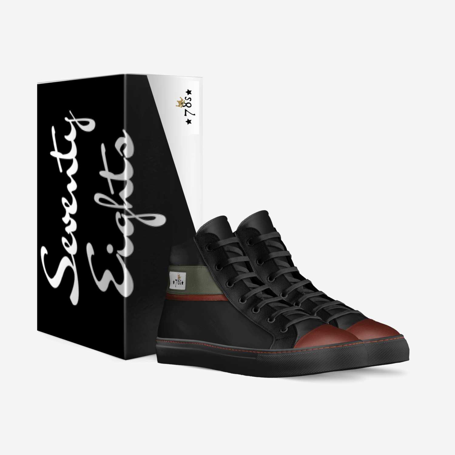 78's custom made in Italy shoes by Quenton Bowman Sr | Box view