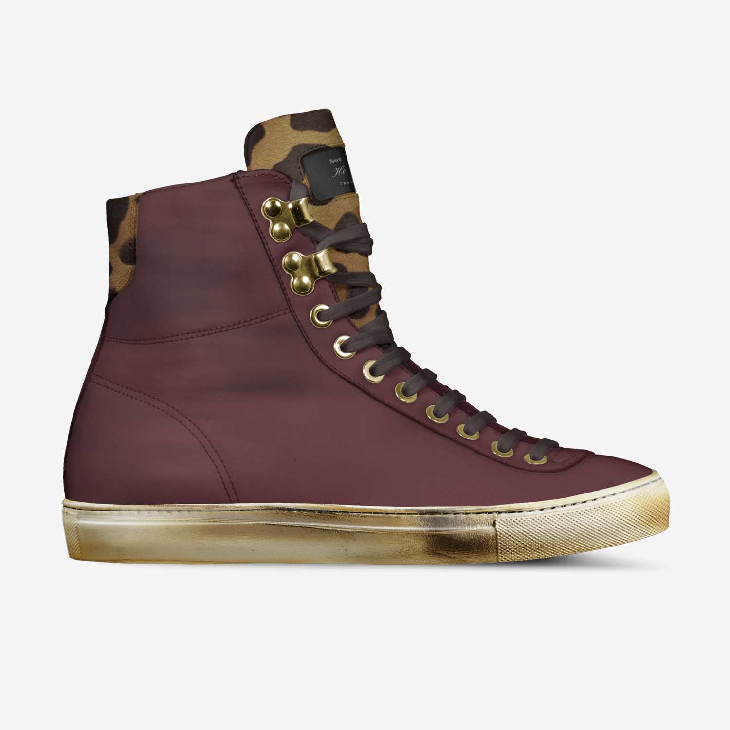 He'Laire custom made in Italy shoes by Tatted Beast | Side view