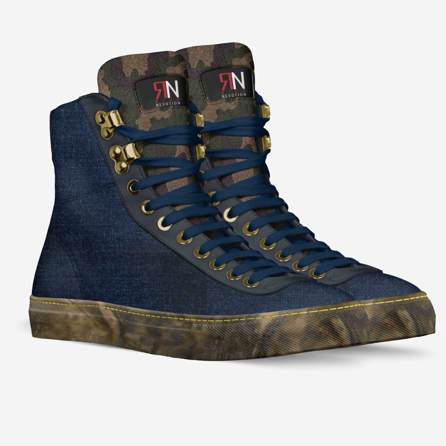 Nevotion Wear custom made in Italy shoes by Rico Nevotion | Double view