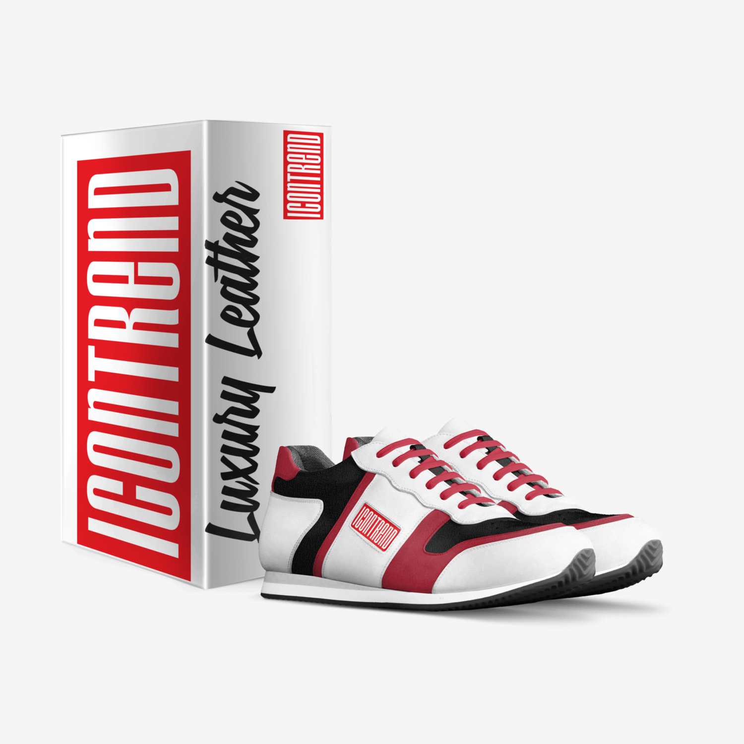 UpsideDown"V" custom made in Italy shoes by Icontrend | Box view