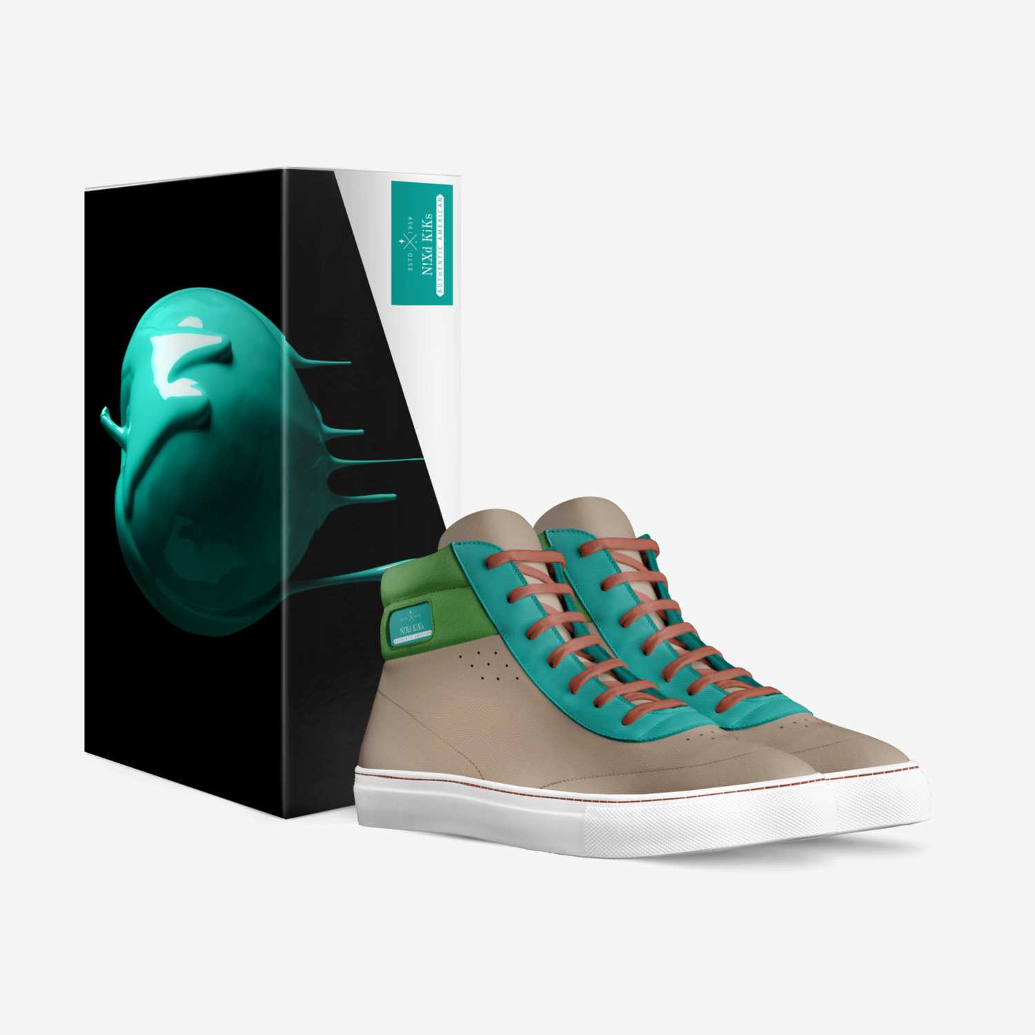 N!Xd KiKs custom made in Italy shoes by Chinita King | Box view