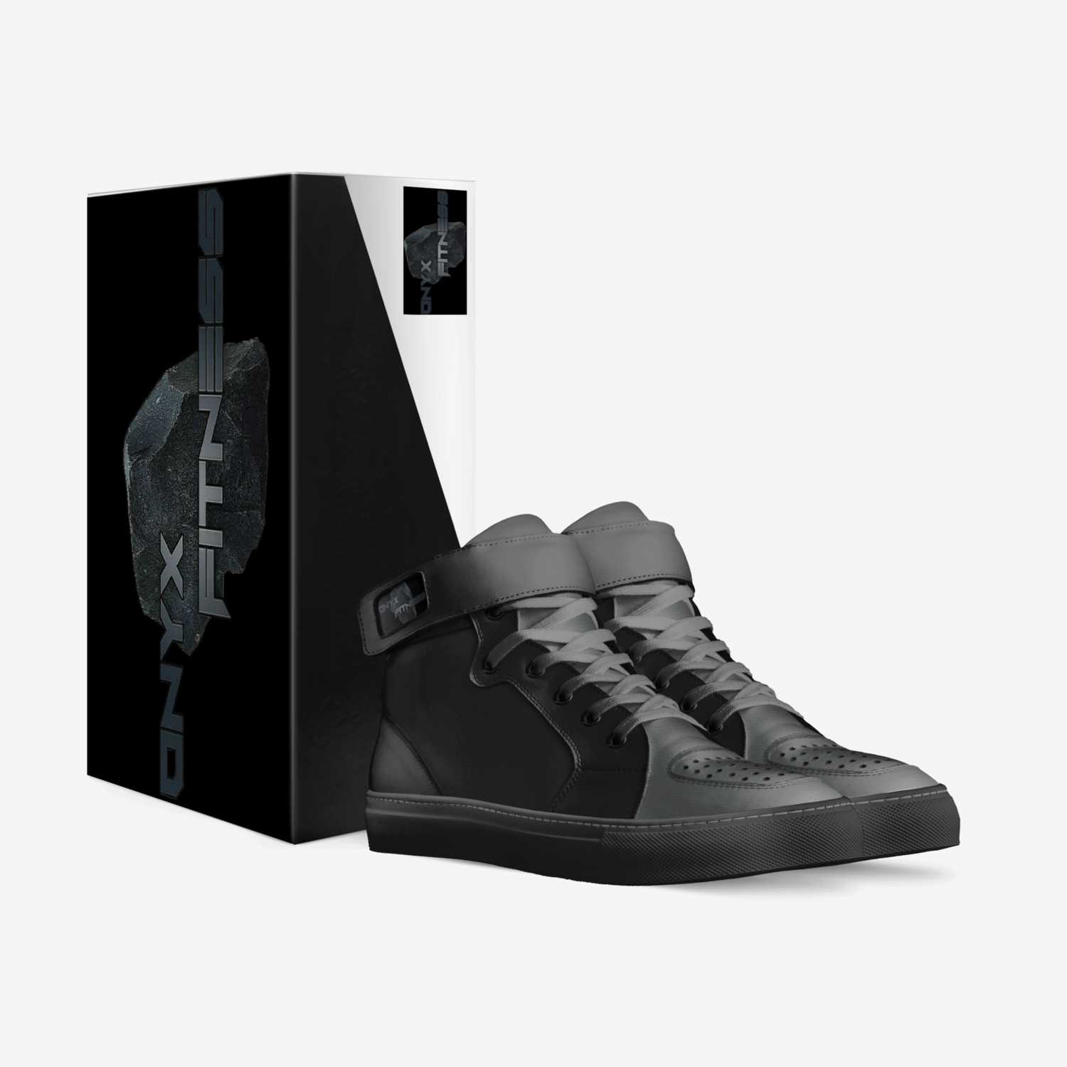 Blk R0ks custom made in Italy shoes by 0nyx Fitness | Box view