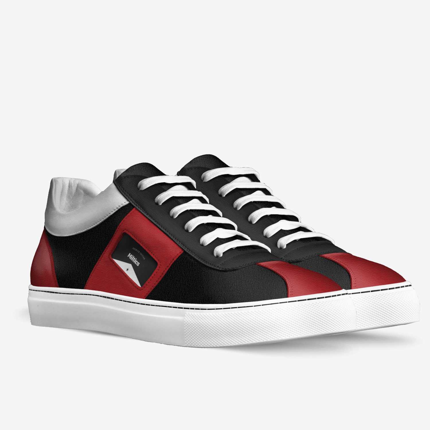 Miltics  custom made in Italy shoes by James Naylor | Double view