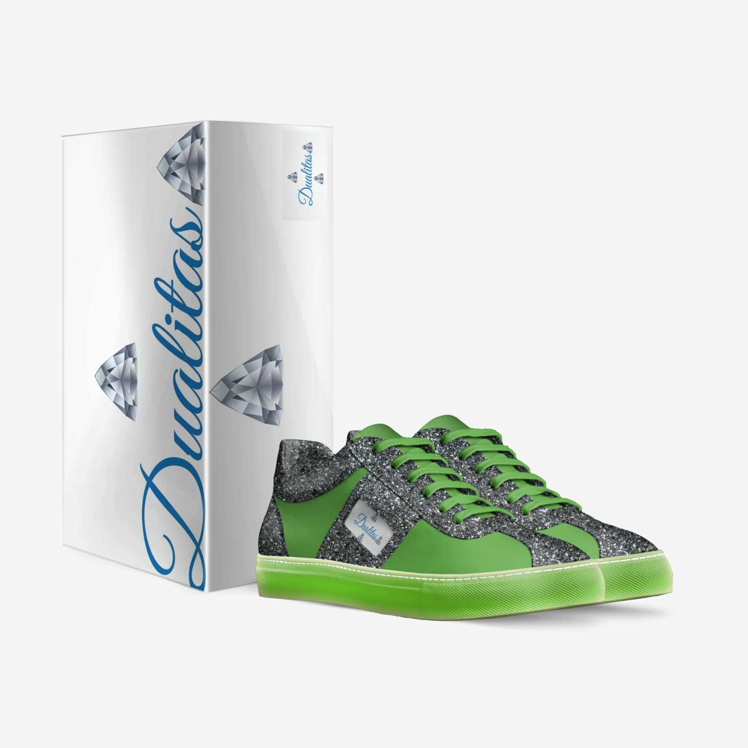 Dualitas` custom made in Italy shoes by Eddie Yarn | Box view