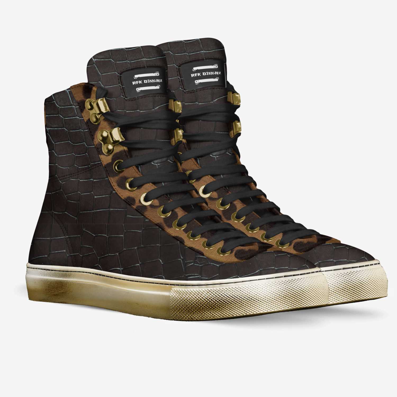 RFK D3s!gNz custom made in Italy shoes by Rudanie Kunst | Double view
