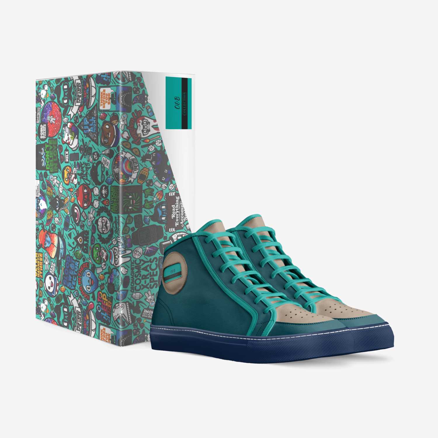O&B custom made in Italy shoes by Sonia Browne | Box view