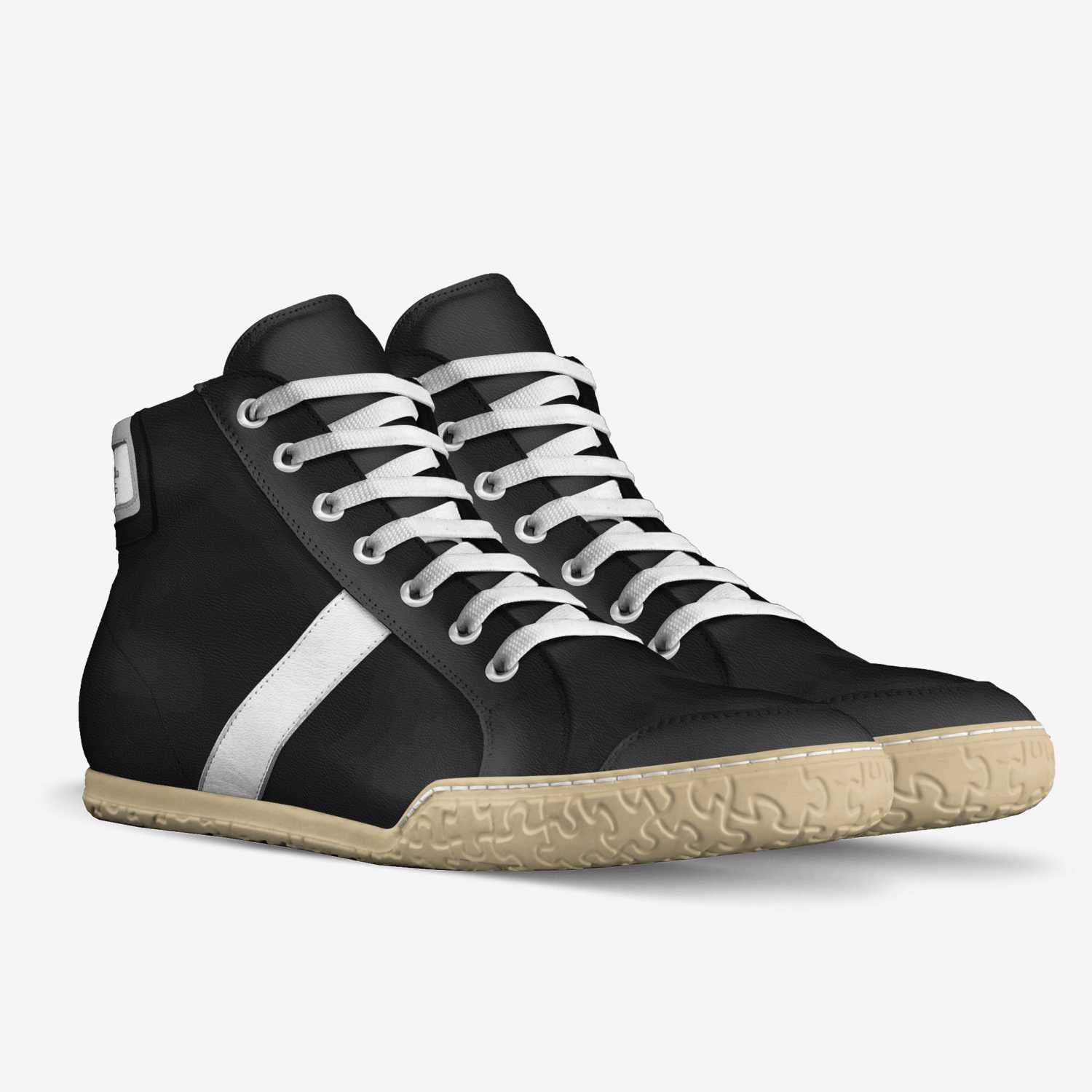 One Stripe custom made in Italy shoes by The Gorilla Shoes | Double view