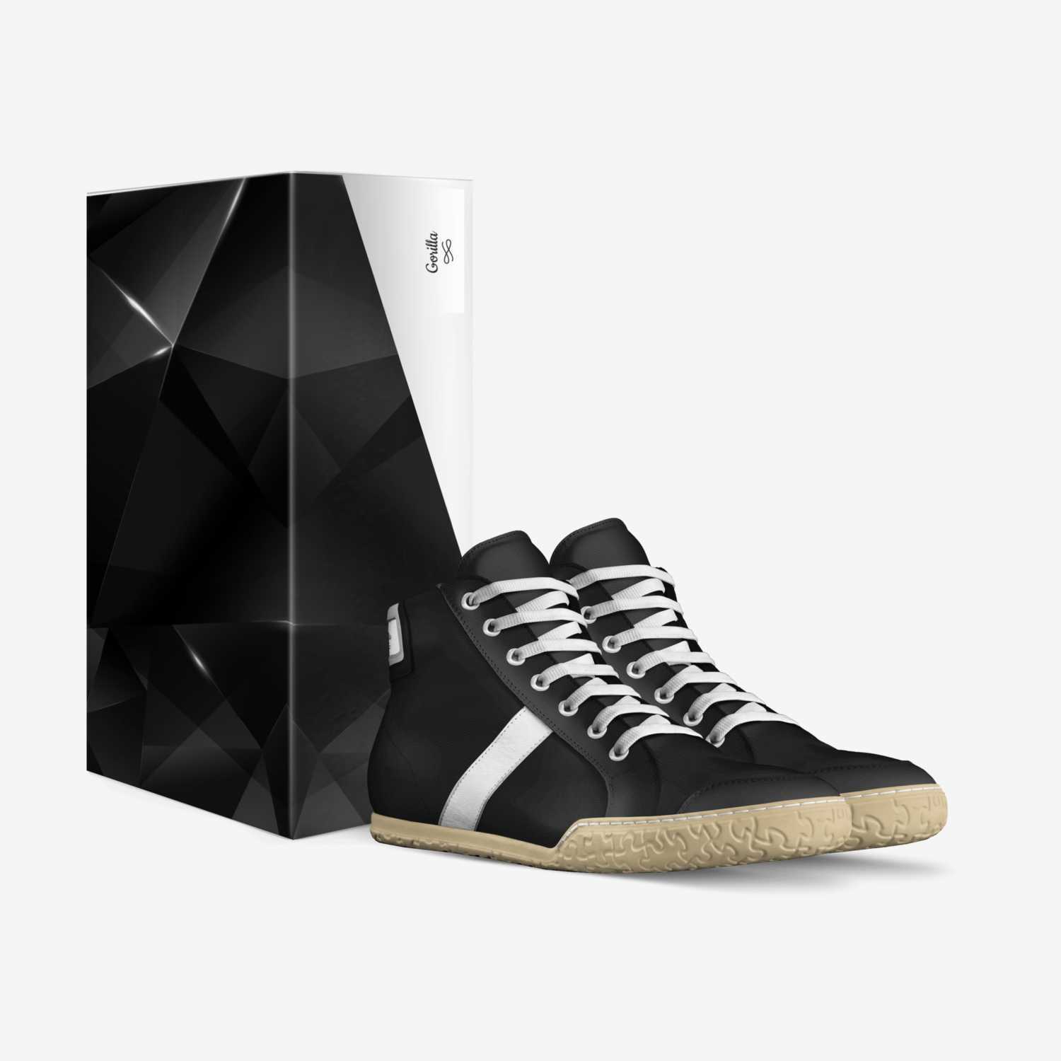 One Stripe custom made in Italy shoes by The Gorilla Shoes | Box view