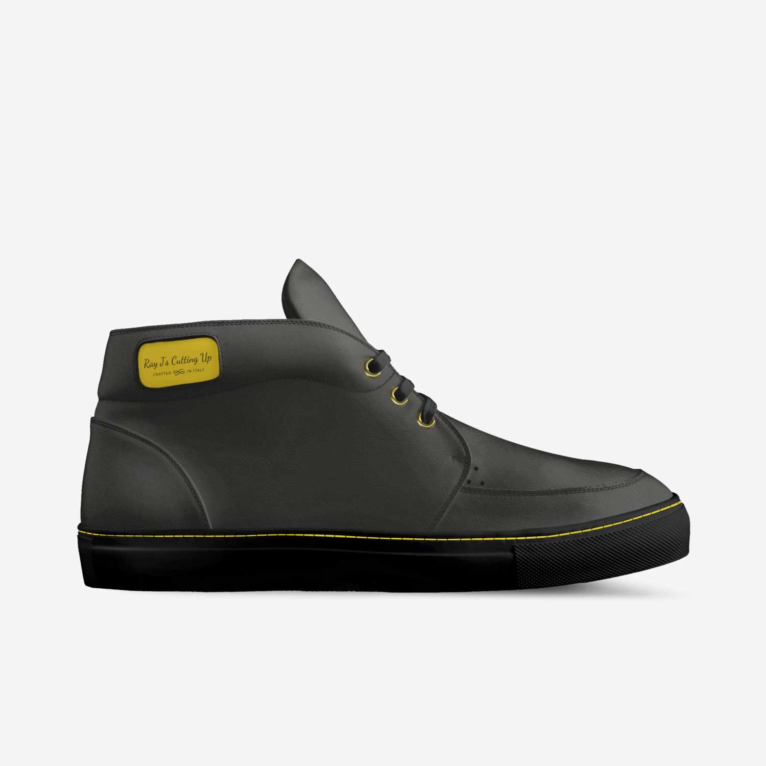 Ray J's Cutting Up custom made in Italy shoes by Andrea Cosey | Side view