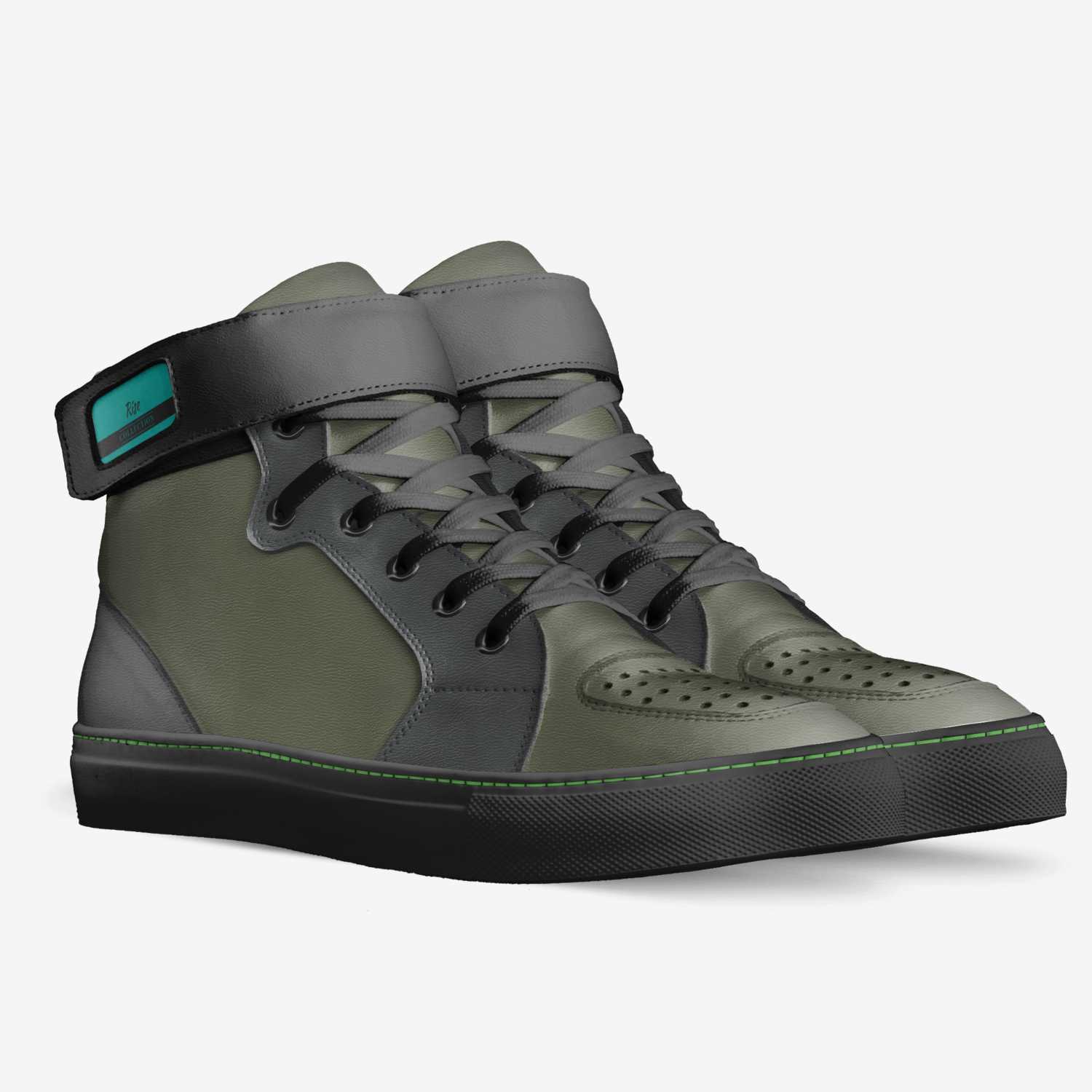 Rise  custom made in Italy shoes by Omanzu Zubia | Double view