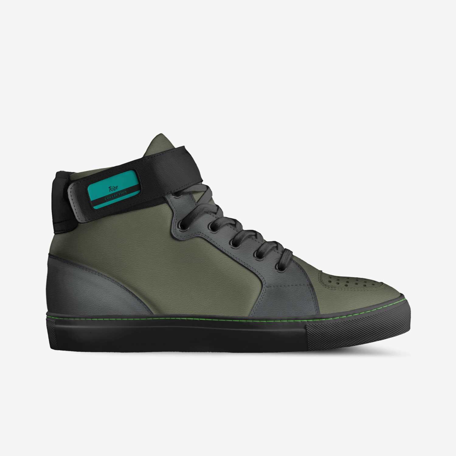 Rise  custom made in Italy shoes by Omanzu Zubia | Side view